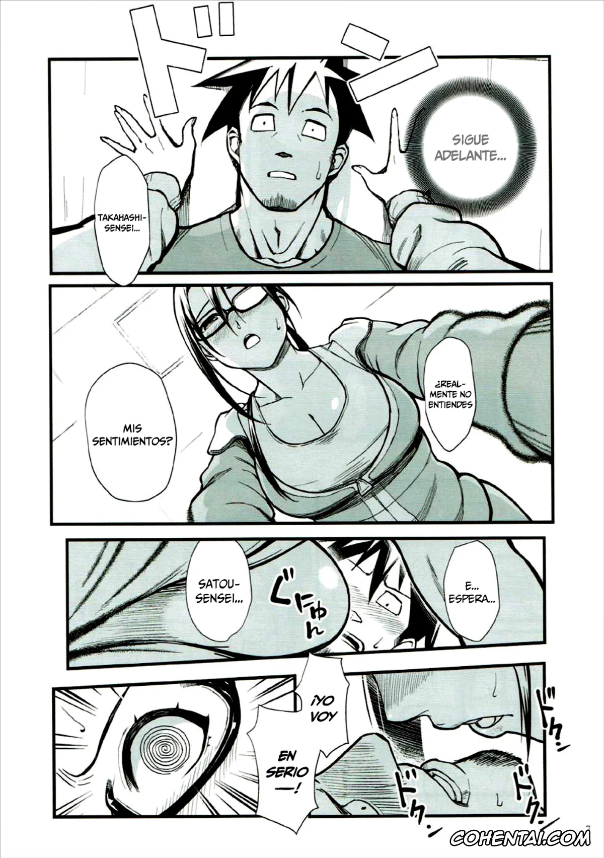 Demi-chan wa Kataritai porno, Sakie Satou porno, Tetsuo Takahashi porno, Satou-sensei wa Kataritai (Demi-chan wa Kataritai), pagina 8