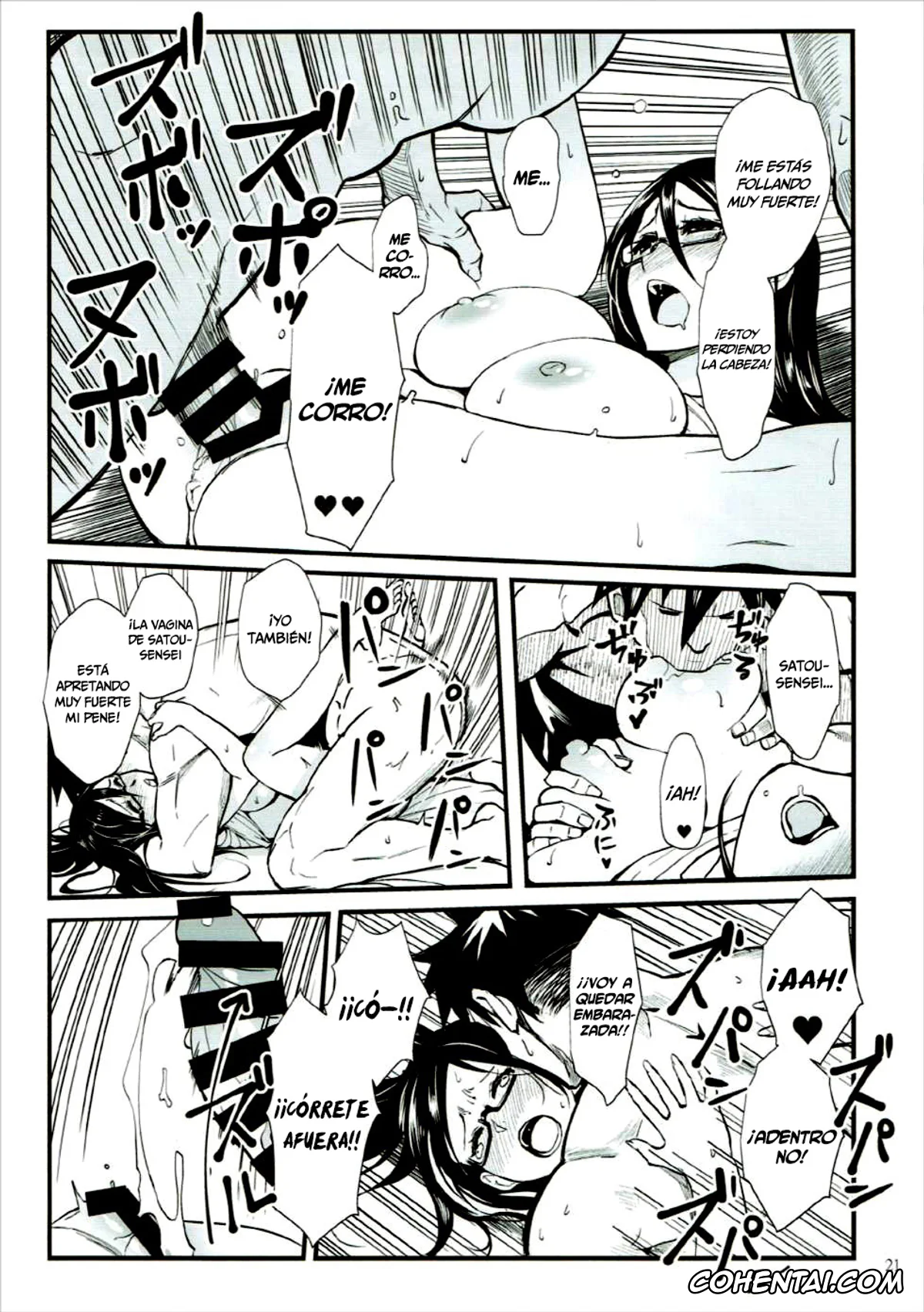 Demi-chan wa Kataritai xxx, Sakie Satou xxx, Tetsuo Takahashi xxx, Satou-sensei wa Kataritai (Demi-chan wa Kataritai), pagina 22