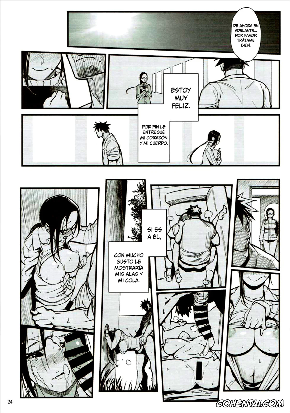 Demi-chan wa Kataritai xxx, Sakie Satou xxx, Tetsuo Takahashi xxx, Satou-sensei wa Kataritai (Demi-chan wa Kataritai), pagina 25