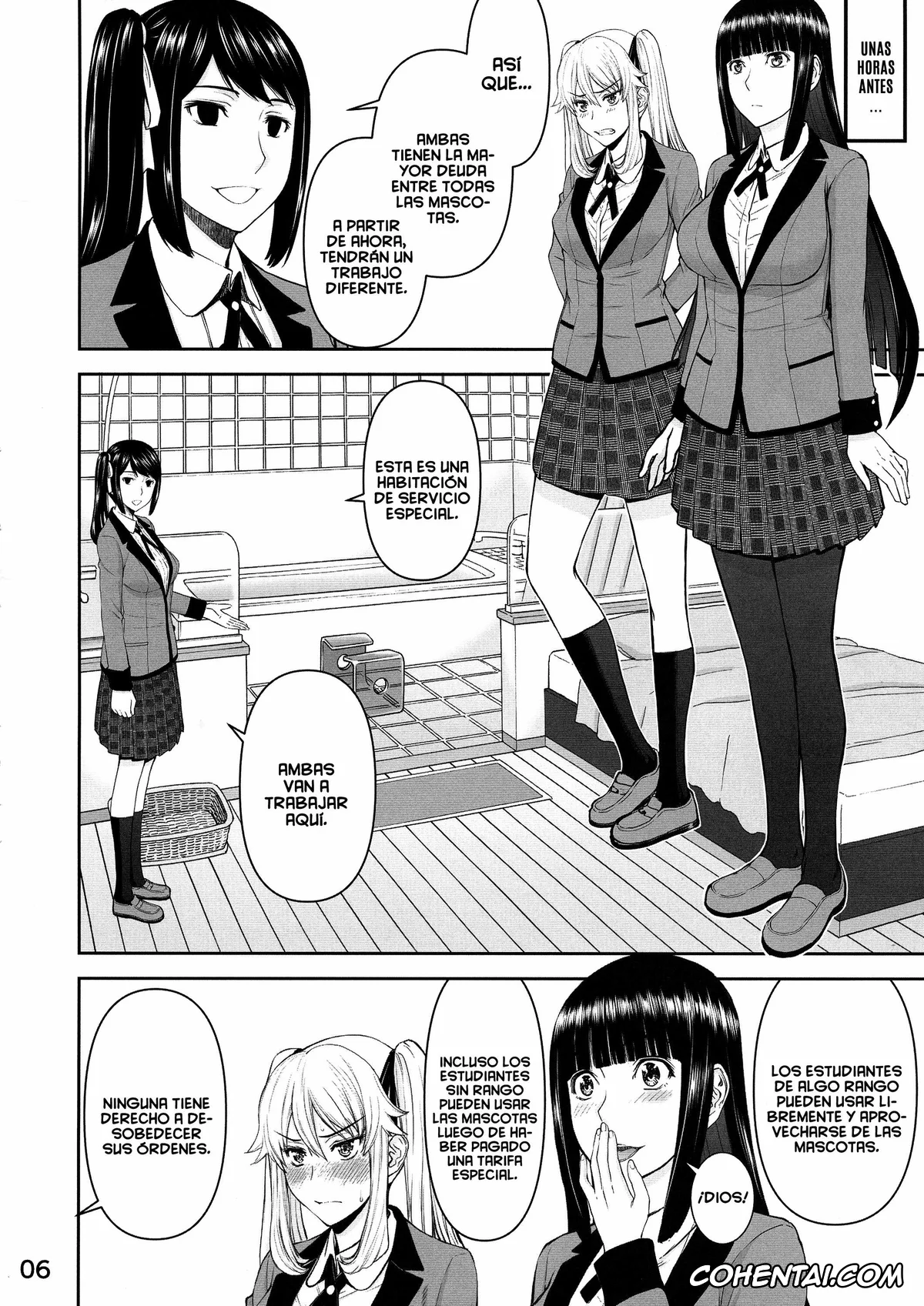 Kakegurui porno, Mary Saotome porno, Ryouta Suzui porno, Yumeko Jabami porno, Hamegurui (Kakegurui), pagina 5