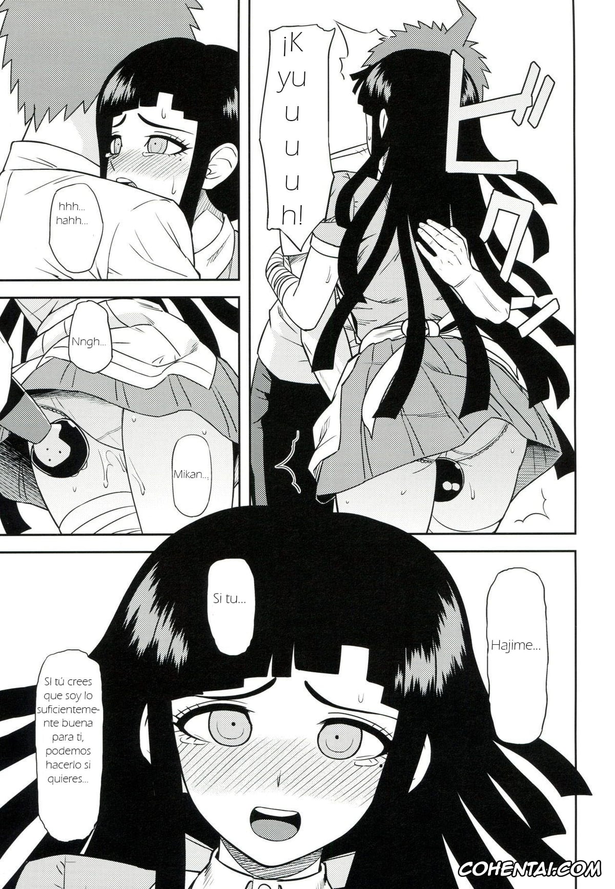 Danganronpa porno, Hajime Hinata porno, Mikan Tsumiki porno, Honto no Tsumiki (Super Danganronpa 2), pagina 8