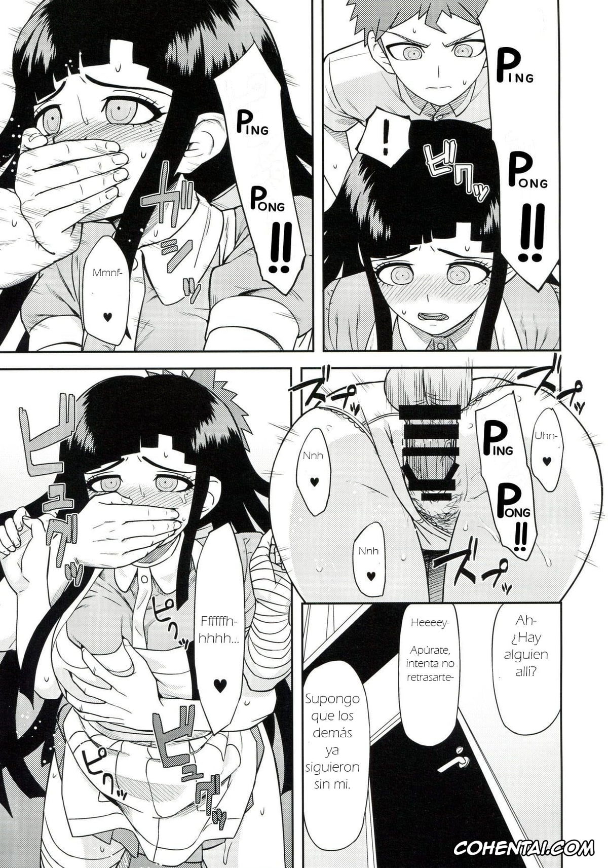 Danganronpa hentai, Hajime Hinata hentai, Mikan Tsumiki hentai, Honto no Tsumiki (Super Danganronpa 2), pagina 12