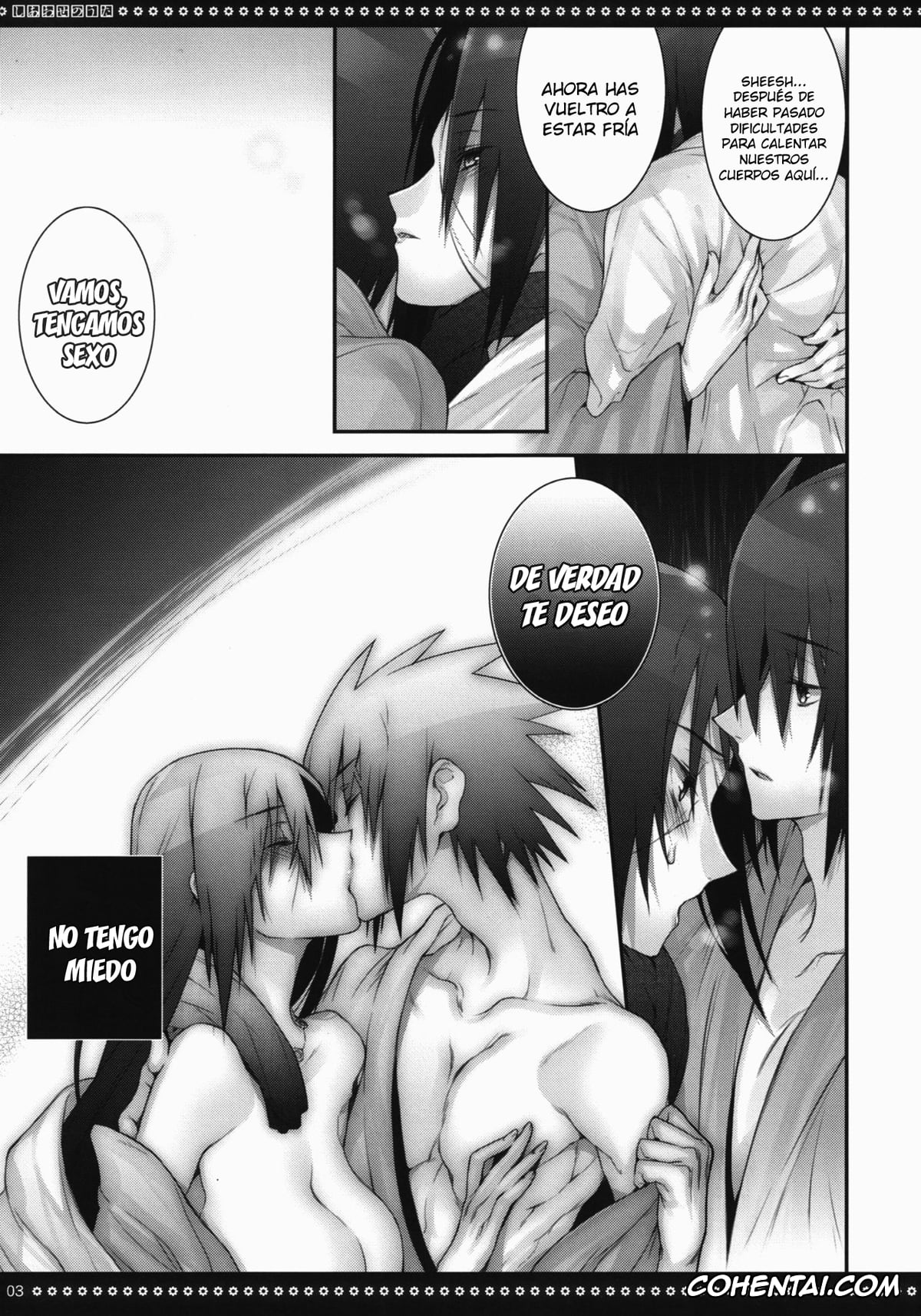 NARUTO hentai, Itachi Uchiha hentai, Sasuke Uchiha hentai, Shiawase no Uta C83 Muryou Haifu Bon (NARUTO), pagina 3