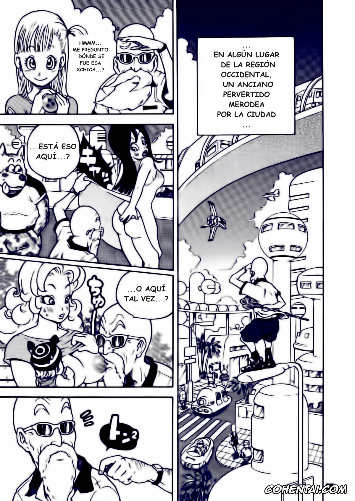 Dragon Ball porno, Bulma Briefs porno, Master Roshi porno, Panchy Brief | Bikini porno, Dangan Ball Maki no Ichi Nishi no Miyako no Harenchi Jiken (Dragon Ball), pagina 5