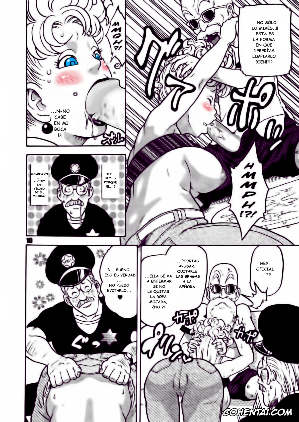 Dragon Ball xxx, Bulma Briefs xxx, Master Roshi xxx, Panchy Brief | Bikini xxx, Dangan Ball Maki no Ichi Nishi no Miyako no Harenchi Jiken (Dragon Ball), pagina 10