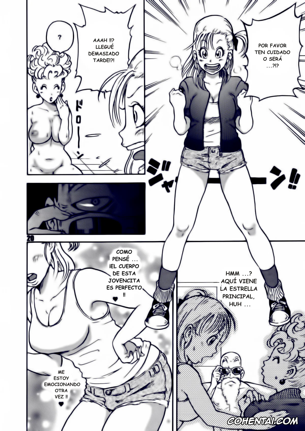 Dragon Ball porno, Bulma Briefs porno, Master Roshi porno, Panchy Brief | Bikini porno, Dangan Ball Maki no Ichi Nishi no Miyako no Harenchi Jiken (Dragon Ball), pagina 20