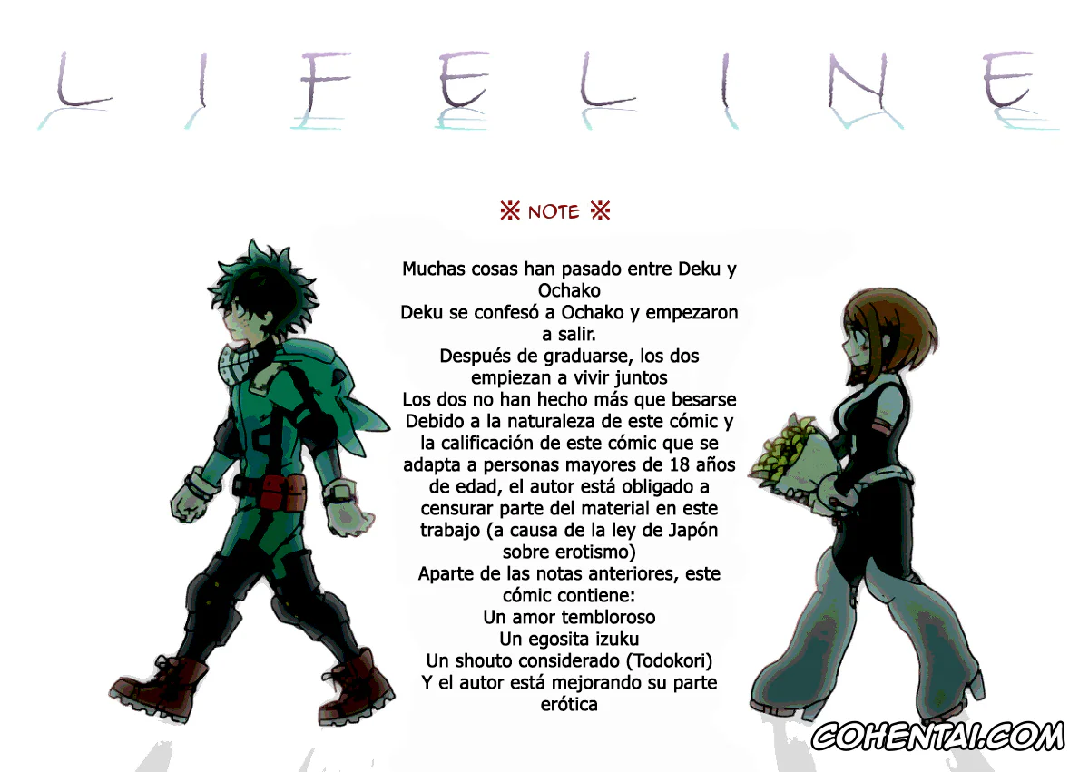 My Hero Academia | Boku No Hero Academia xxx, Izuku Midoriya xxx, Ochako Uraraka xxx, Lifeline (Boku no Hero Academia), pagina 1
