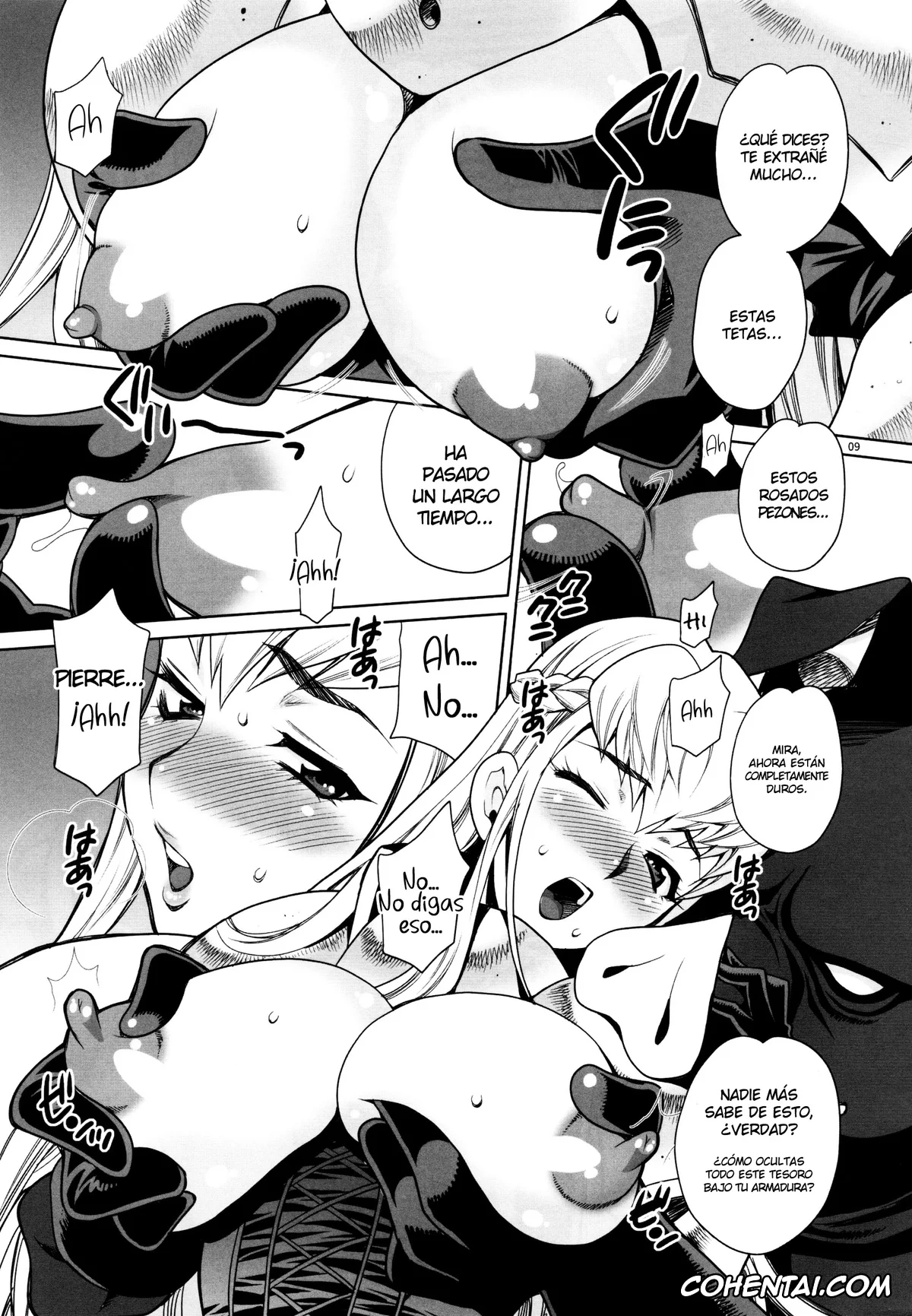 Original porno, Yukiyanagi no Hon 37 Buta to Onnakishi – Lady knight in love with Orc, pagina 8