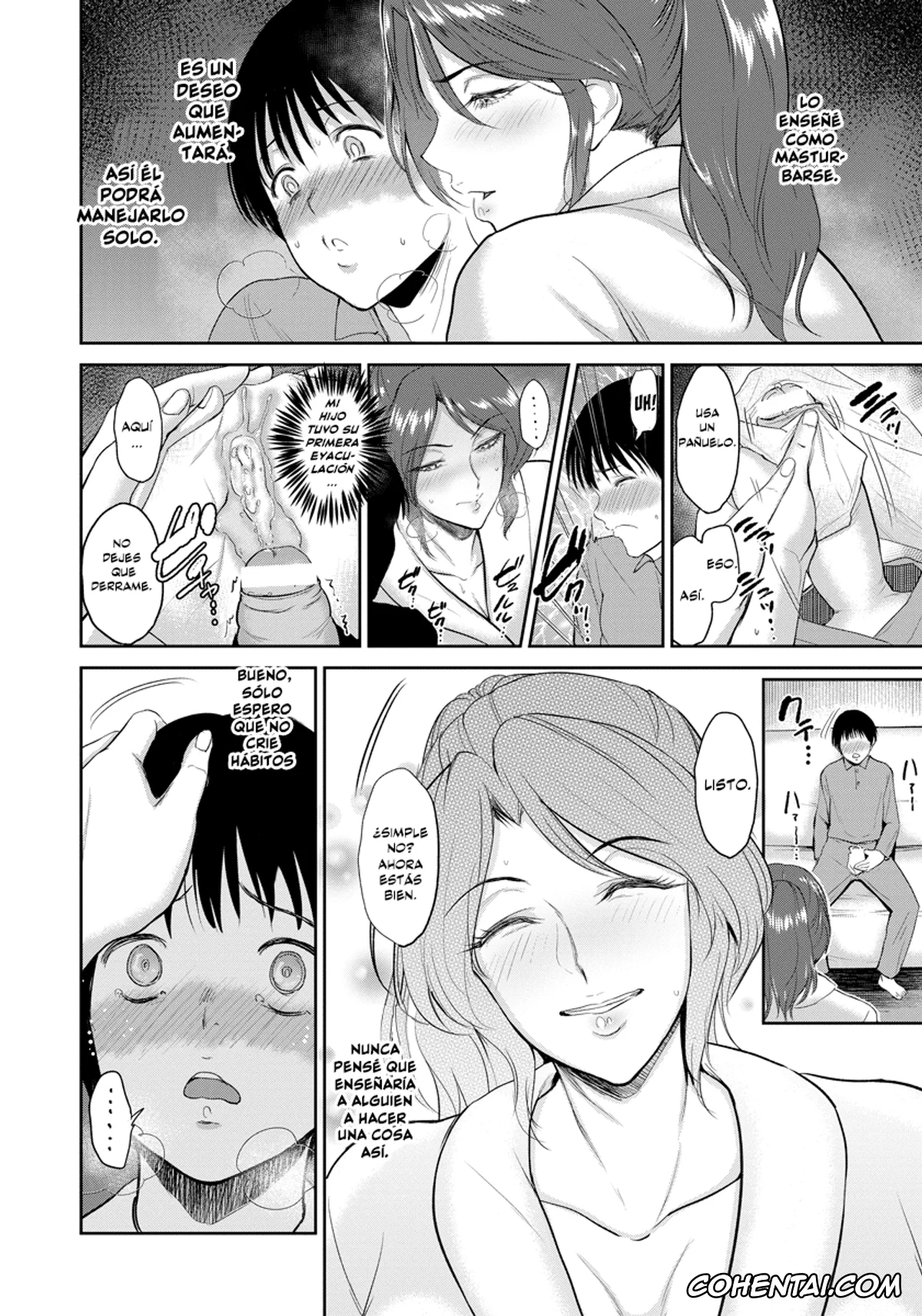 Original hentai, Mama Oshiete Ageru (ANGEL Club 2018-04), pagina 6