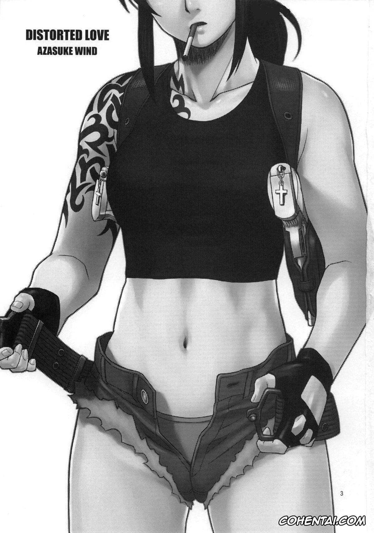 Black Lagoon porno, Revy porno, Rokuro Okajima | Rock porno, Distorted Love (Black Lagoon), pagina 2