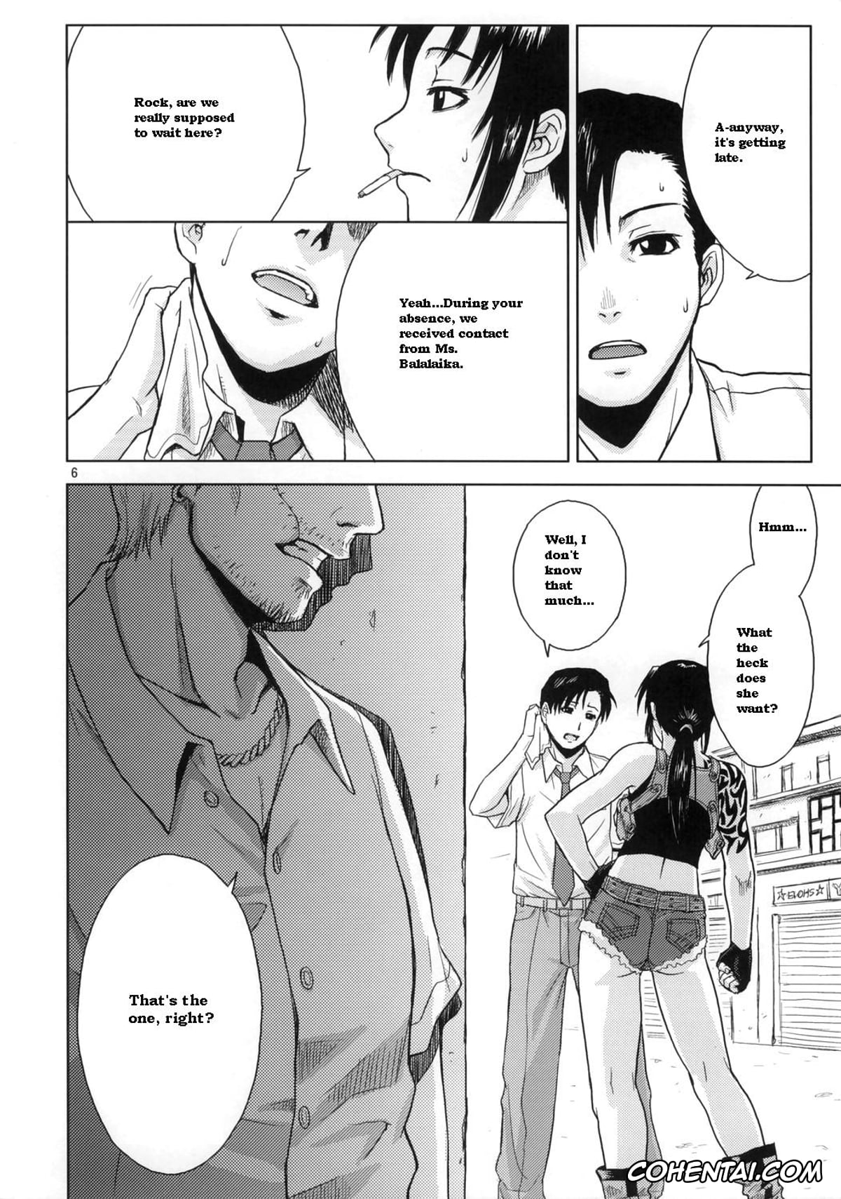 Black Lagoon porno, Revy porno, Rokuro Okajima | Rock porno, Distorted Love (Black Lagoon), pagina 5
