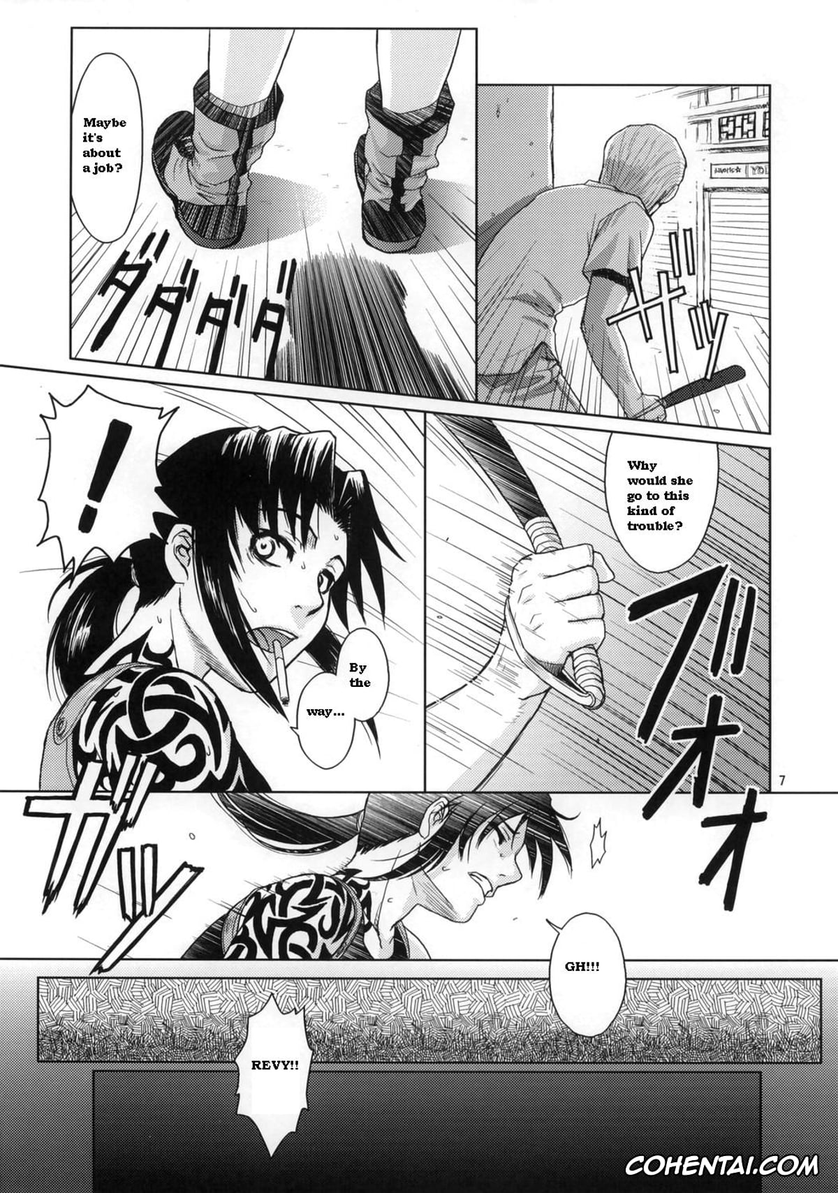 Black Lagoon hentai, Revy hentai, Rokuro Okajima | Rock hentai, Distorted Love (Black Lagoon), pagina 6