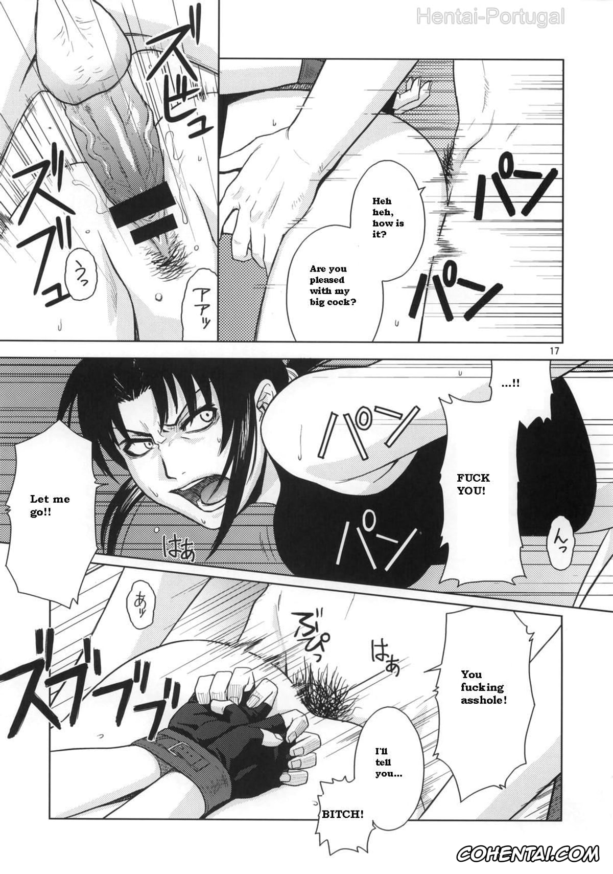 Black Lagoon xxx, Revy xxx, Rokuro Okajima | Rock xxx, Distorted Love (Black Lagoon), pagina 16
