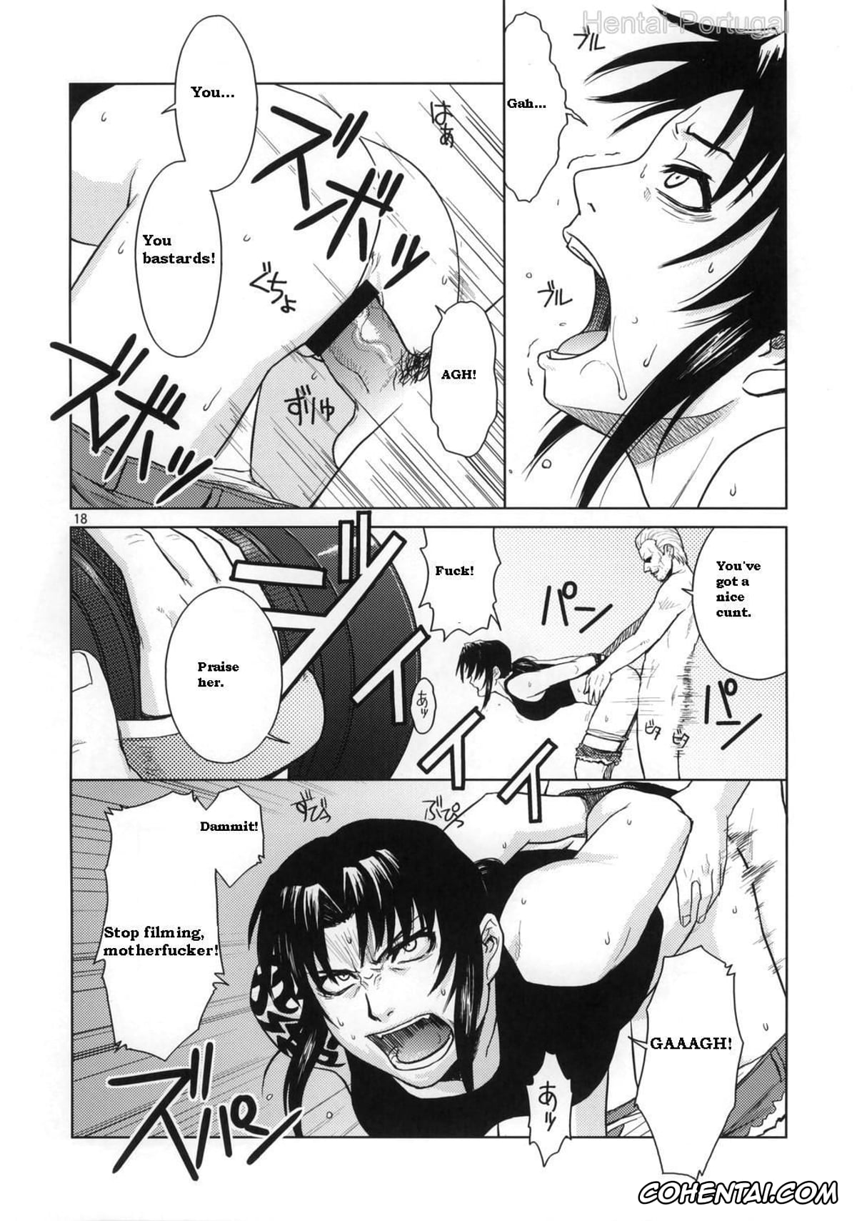 Black Lagoon porno, Revy porno, Rokuro Okajima | Rock porno, Distorted Love (Black Lagoon), pagina 17