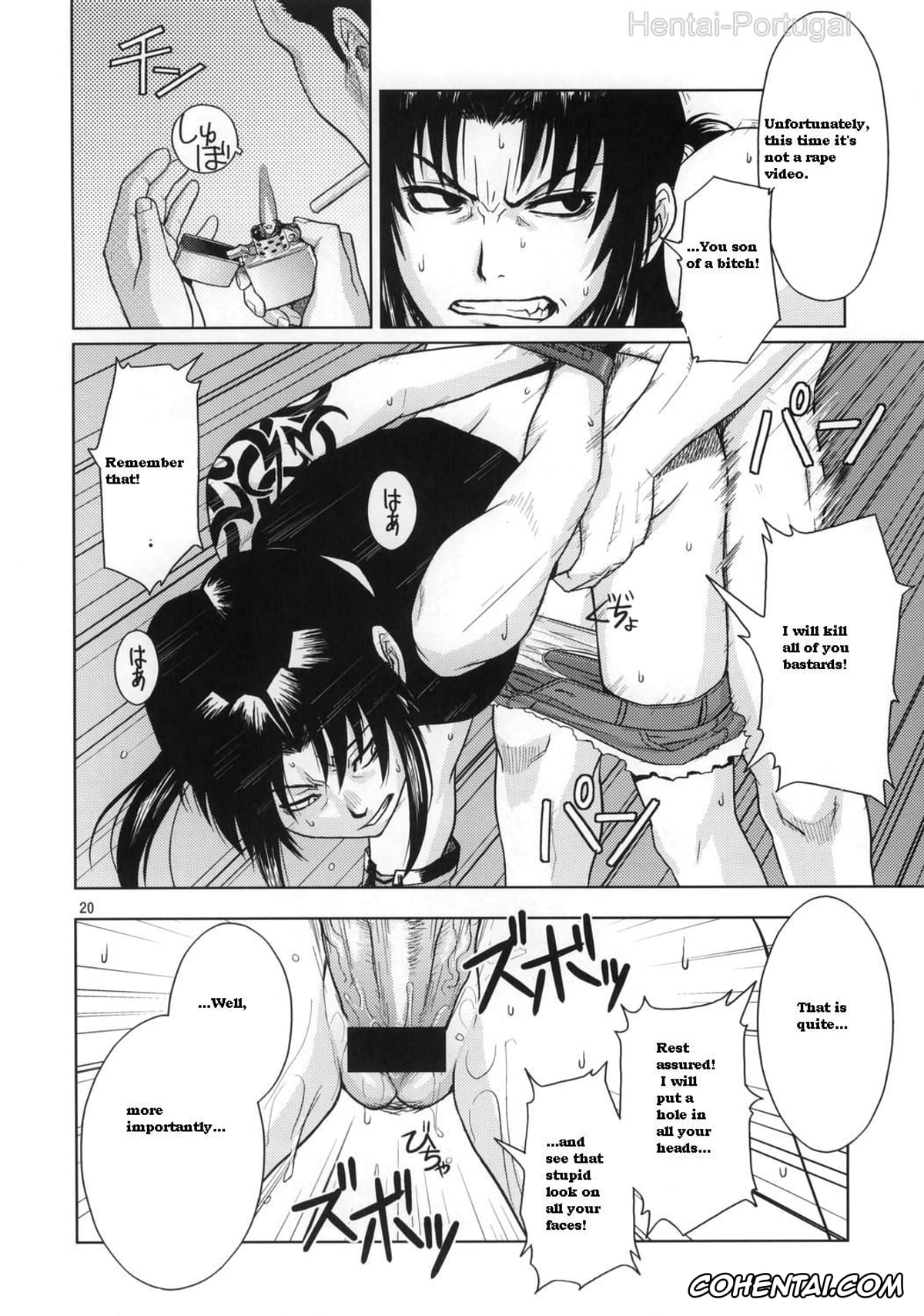 Black Lagoon xxx, Revy xxx, Rokuro Okajima | Rock xxx, Distorted Love (Black Lagoon), pagina 19