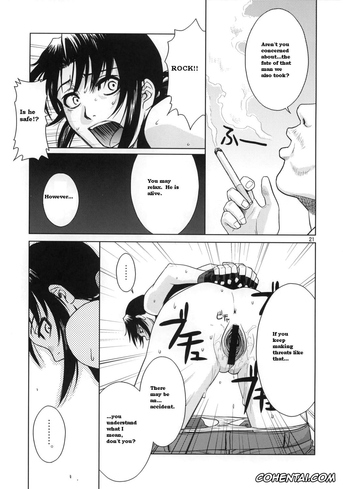 Black Lagoon porno, Revy porno, Rokuro Okajima | Rock porno, Distorted Love (Black Lagoon), pagina 20