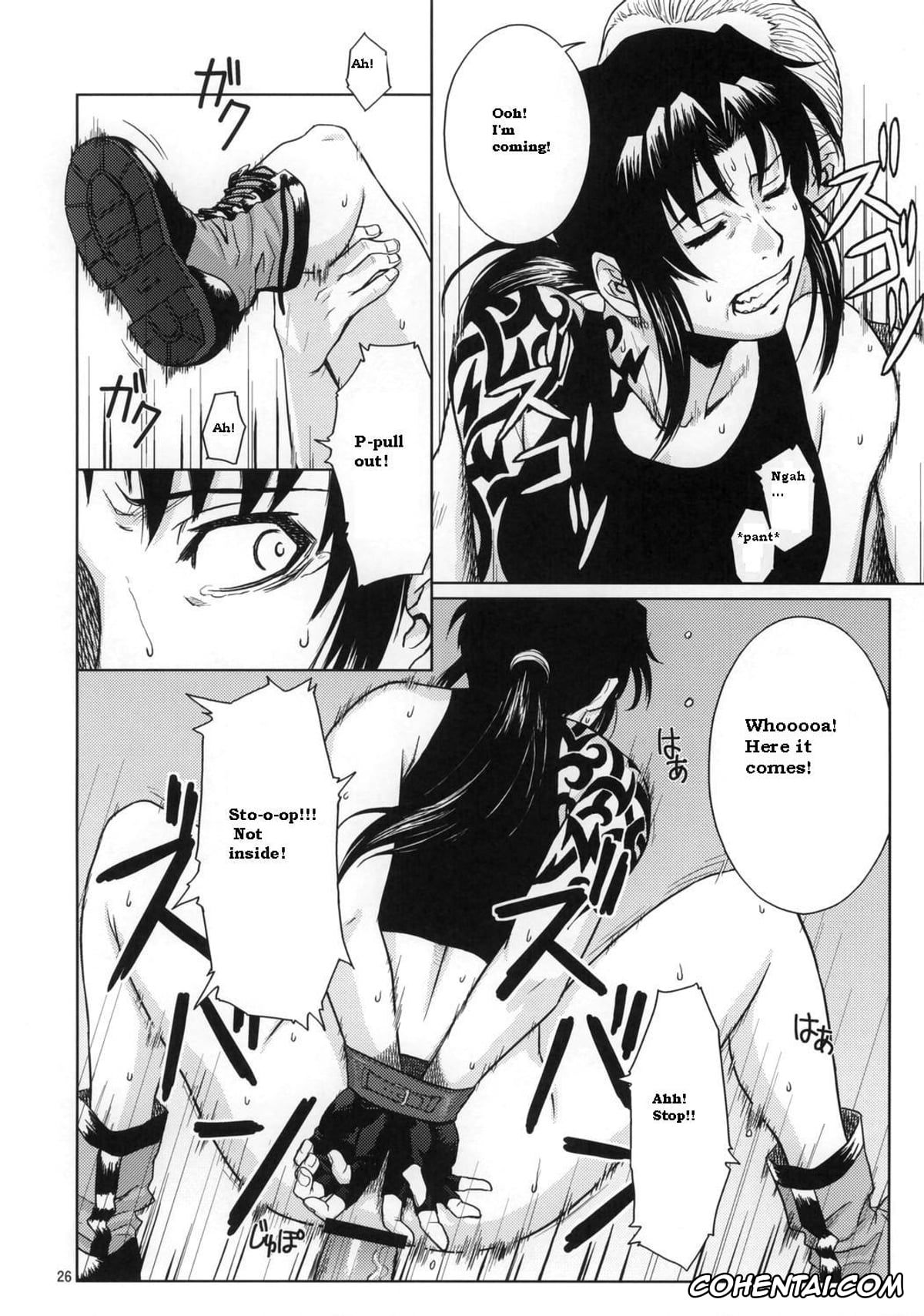 Black Lagoon xxx, Revy xxx, Rokuro Okajima | Rock xxx, Distorted Love (Black Lagoon), pagina 25