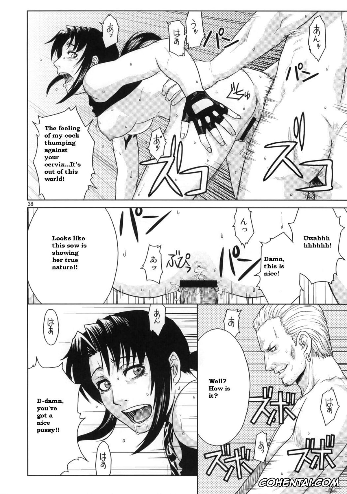 Black Lagoon xxx, Revy xxx, Rokuro Okajima | Rock xxx, Distorted Love (Black Lagoon), pagina 37