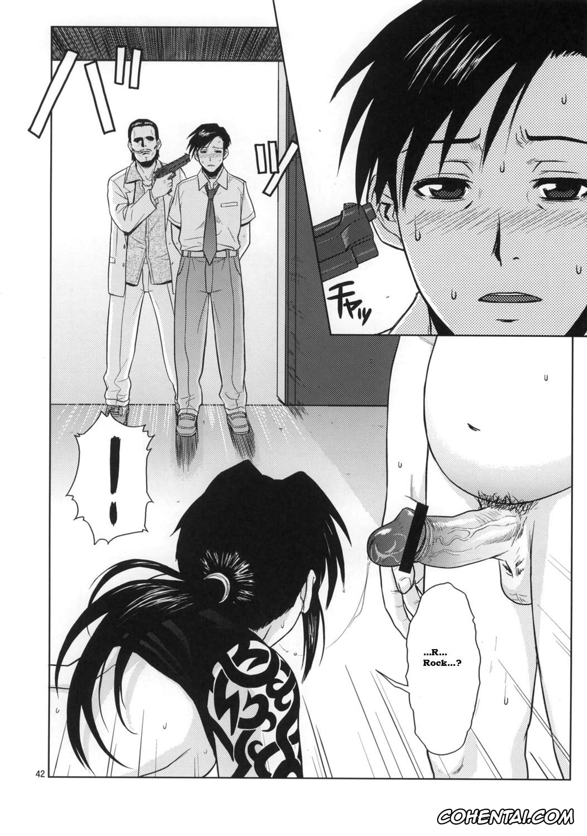 Black Lagoon porno, Revy porno, Rokuro Okajima | Rock porno, Distorted Love (Black Lagoon), pagina 41
