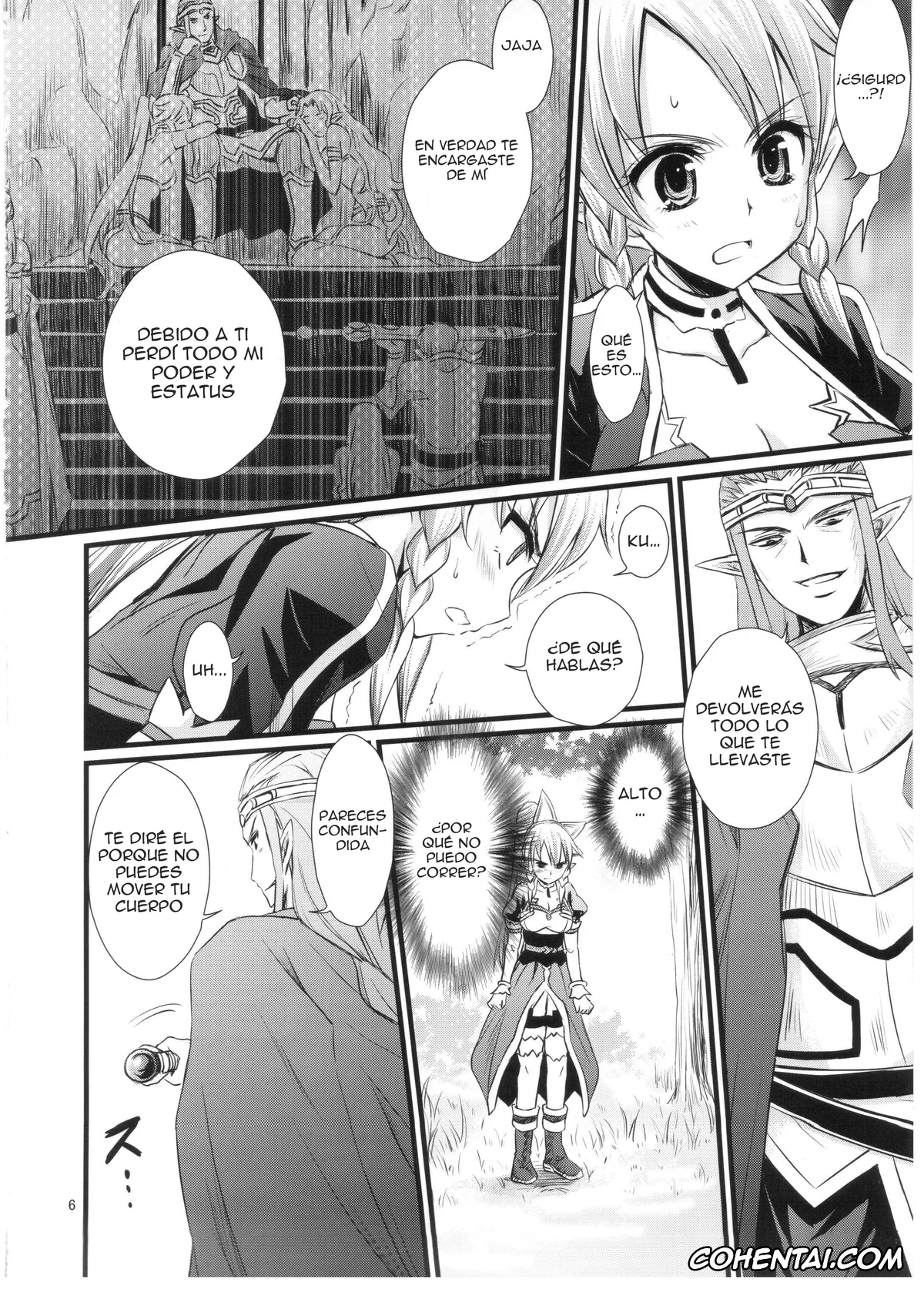 Sword Art Online porno, Lyfa | Leafa porno, Suguha Kirigaya porno, Saimin Art Online (Sword Art Online), pagina 5
