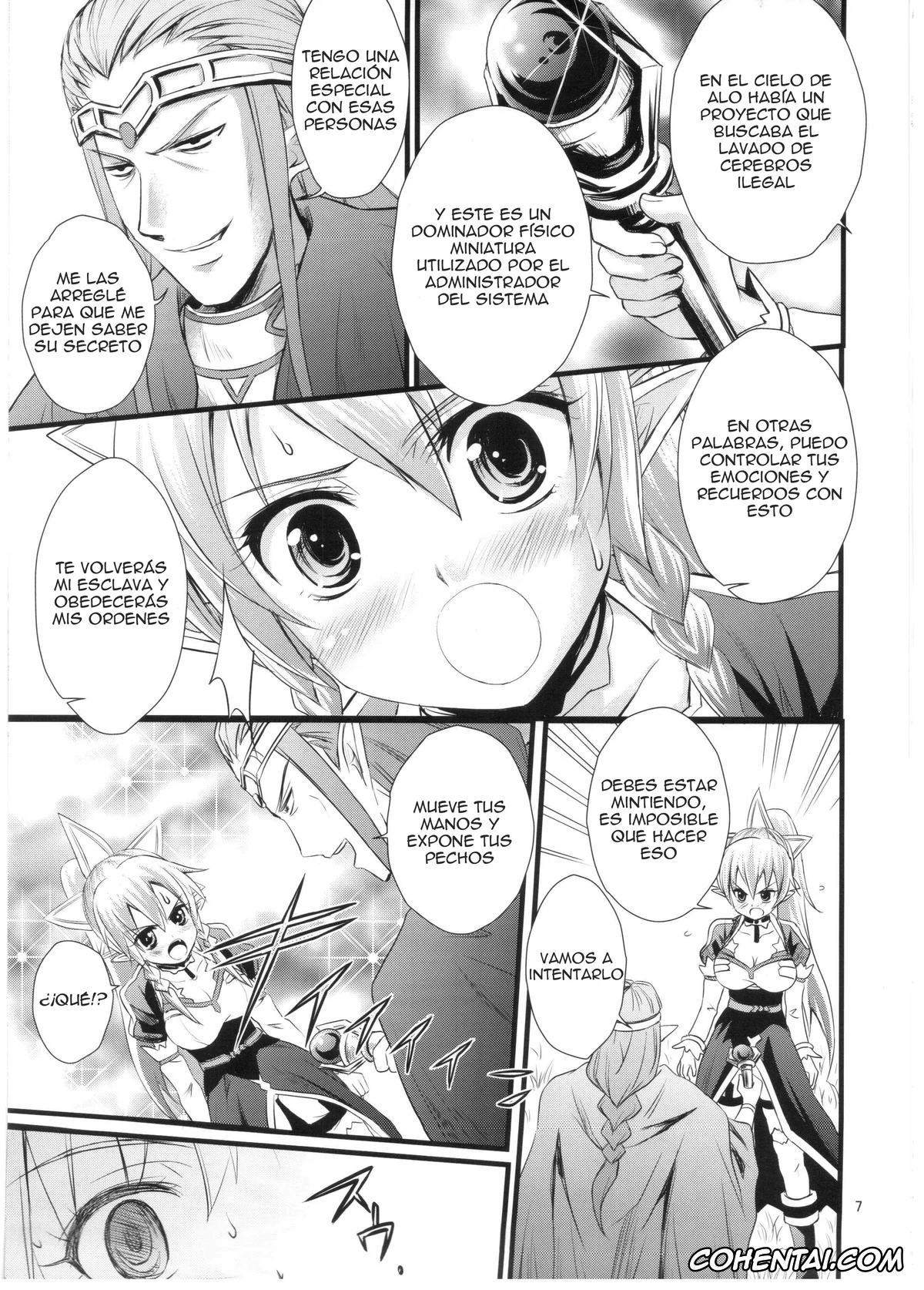 Sword Art Online hentai, Lyfa | Leafa hentai, Suguha Kirigaya hentai, Saimin Art Online (Sword Art Online), pagina 6