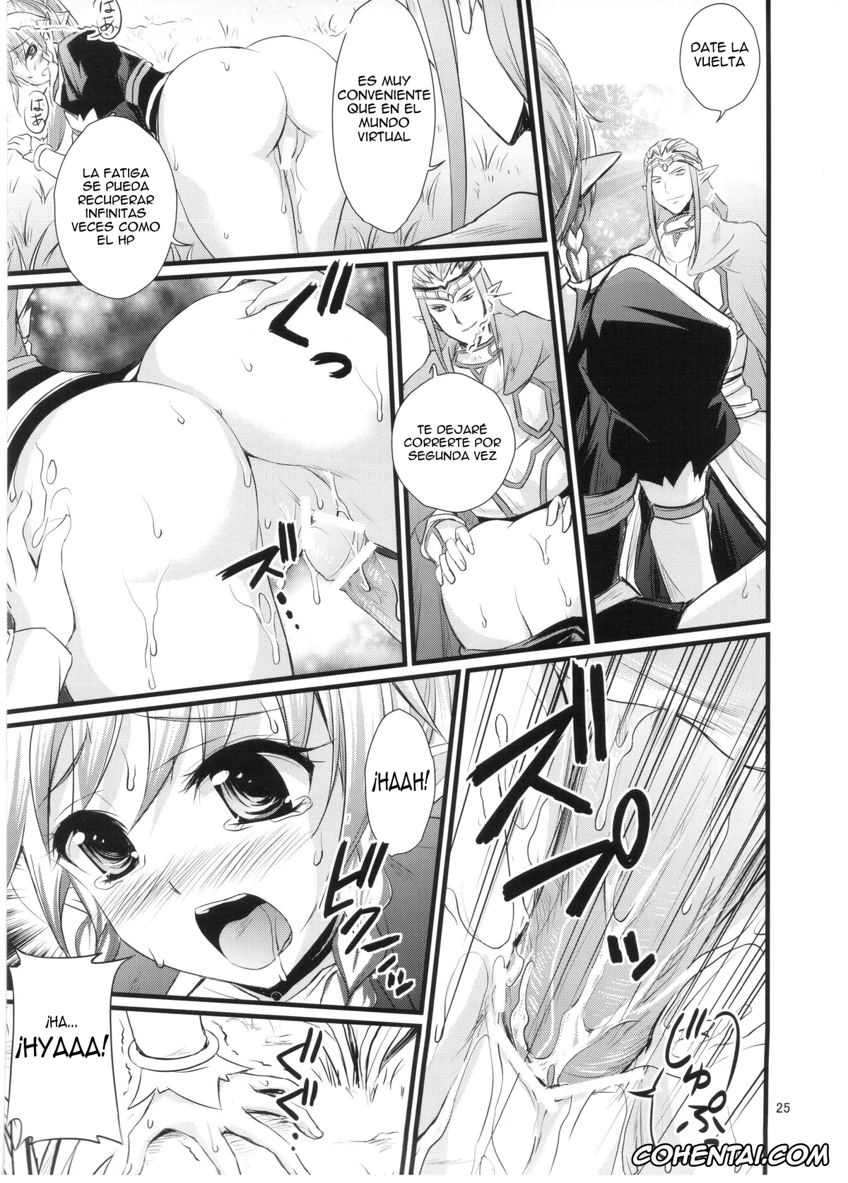 Sword Art Online hentai, Lyfa | Leafa hentai, Suguha Kirigaya hentai, Saimin Art Online (Sword Art Online), pagina 24
