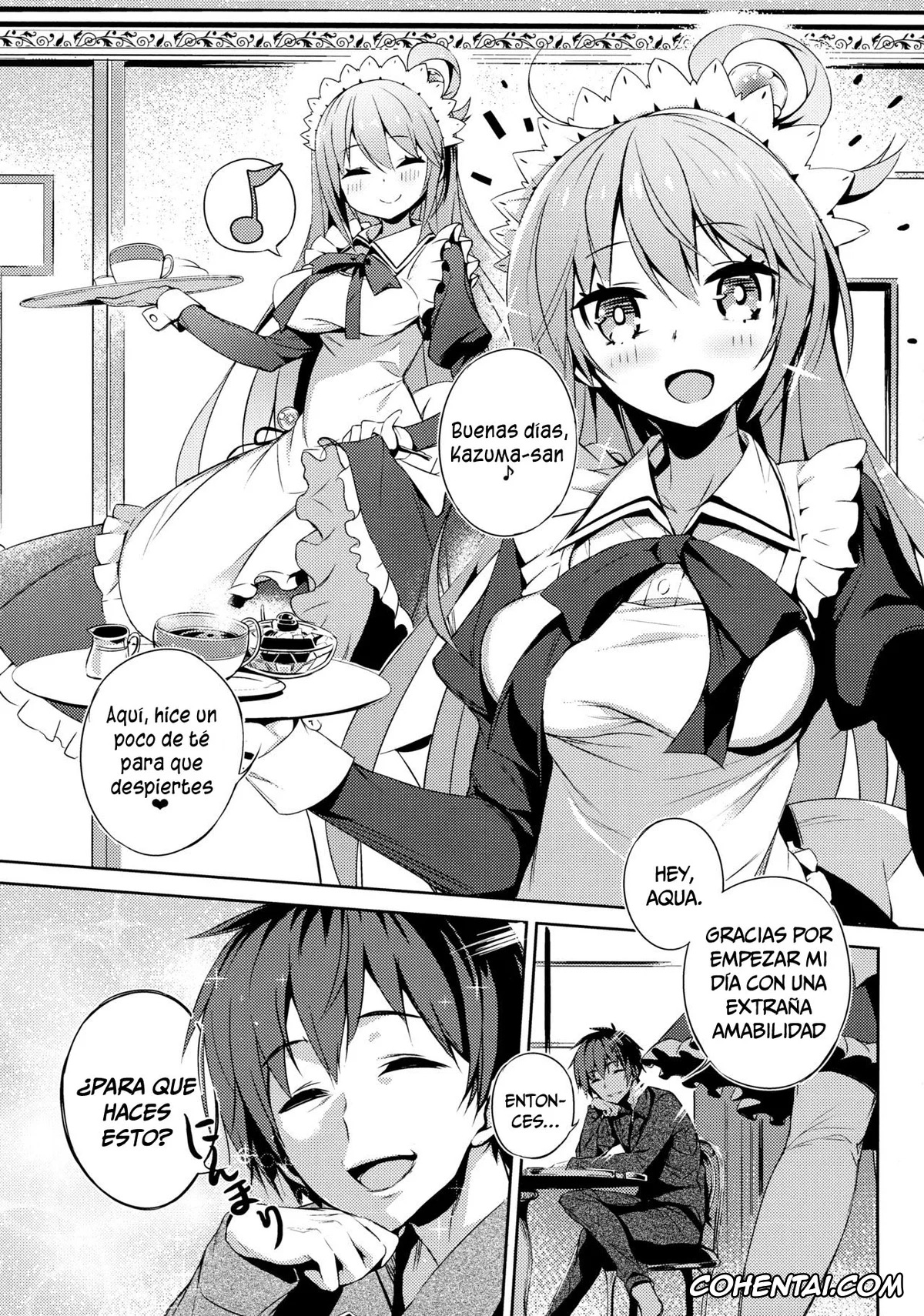 Kono Subarashii Sekai ni Syukufuku o! xxx, Aqua xxx, Kazuma Satou xxx, Kono Da-Maid to Mitsudan o! (Kono Subarashii Sekai ni Syukufuku o!), pagina 4