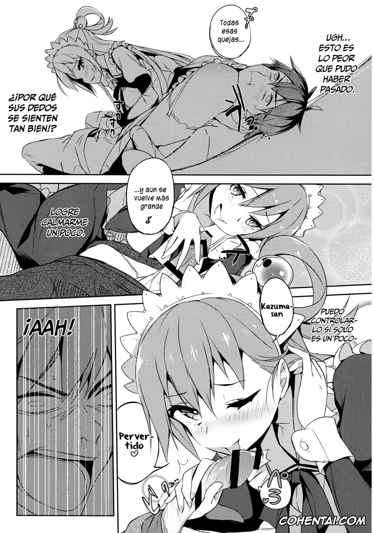 Kono Subarashii Sekai ni Syukufuku o! hentai, Aqua hentai, Kazuma Satou hentai, Kono Da-Maid to Mitsudan o! (Kono Subarashii Sekai ni Syukufuku o!), pagina 12