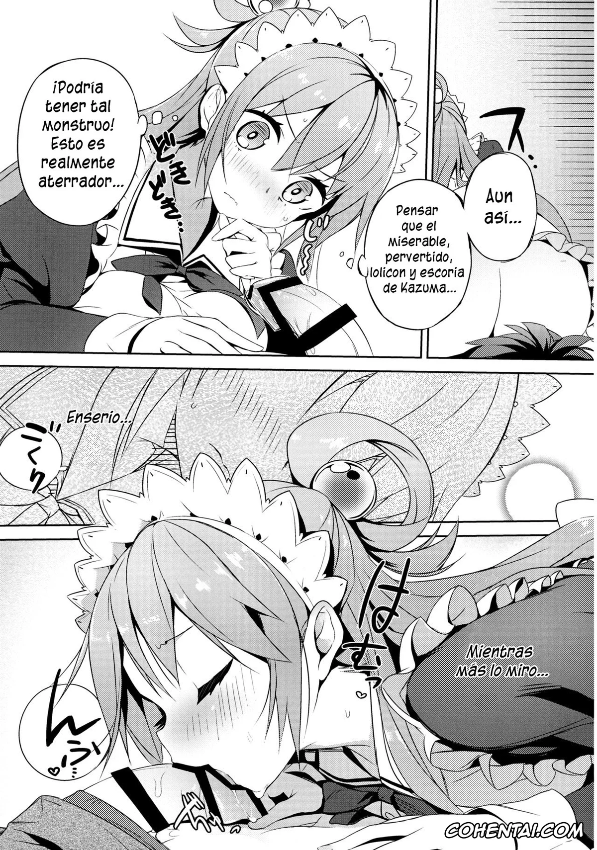 Kono Subarashii Sekai ni Syukufuku o! porno, Aqua porno, Kazuma Satou porno, Kono Da-Maid to Mitsudan o! (Kono Subarashii Sekai ni Syukufuku o!), pagina 14