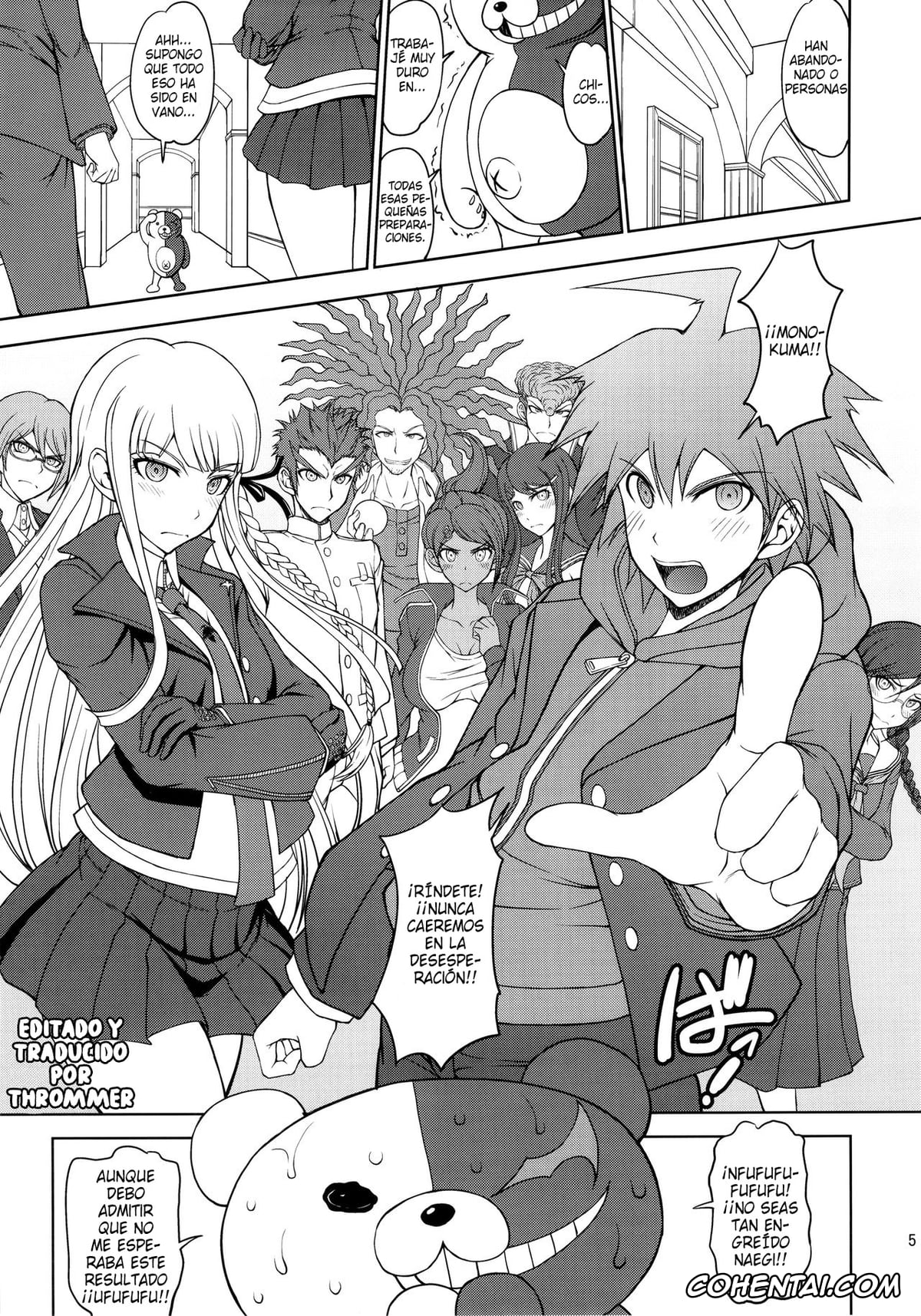 Danganronpa xxx, Aoi Asahina xxx, Chihiro Fujisaki xxx, Junko Enoshima xxx, Kyouko Kirigiri xxx, Sayaka Maizono xxx, Touko Fukawa xxx, Zettai Zetsubou Chou Zecchou Gakkyuu-kai + Paper (Danganronpa), pagina 4