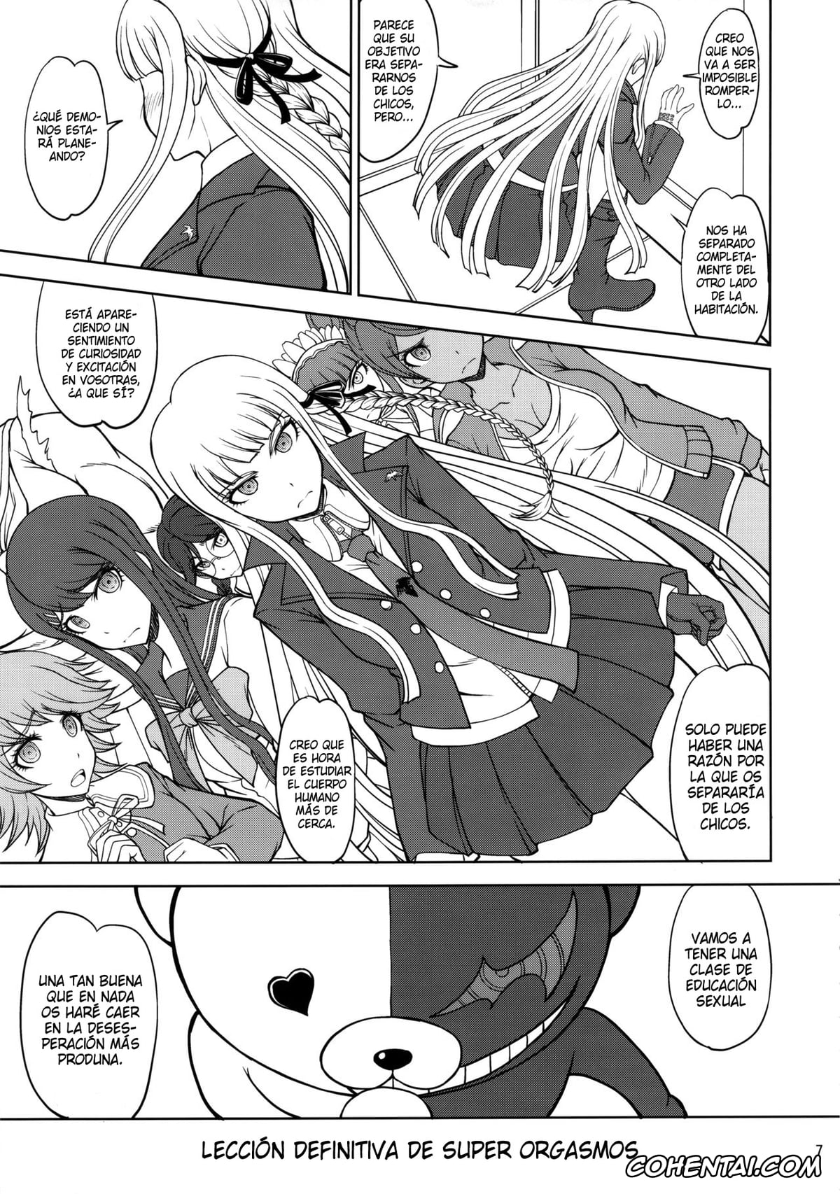 Danganronpa hentai, Aoi Asahina hentai, Chihiro Fujisaki hentai, Junko Enoshima hentai, Kyouko Kirigiri hentai, Sayaka Maizono hentai, Touko Fukawa hentai, Zettai Zetsubou Chou Zecchou Gakkyuu-kai + Paper (Danganronpa), pagina 6