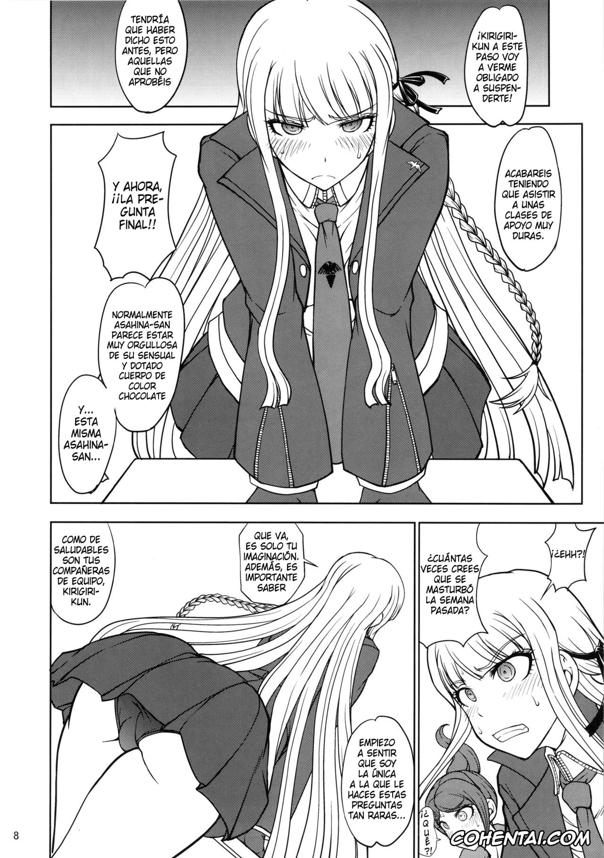 Danganronpa xxx, Aoi Asahina xxx, Chihiro Fujisaki xxx, Junko Enoshima xxx, Kyouko Kirigiri xxx, Sayaka Maizono xxx, Touko Fukawa xxx, Zettai Zetsubou Chou Zecchou Gakkyuu-kai + Paper (Danganronpa), pagina 7