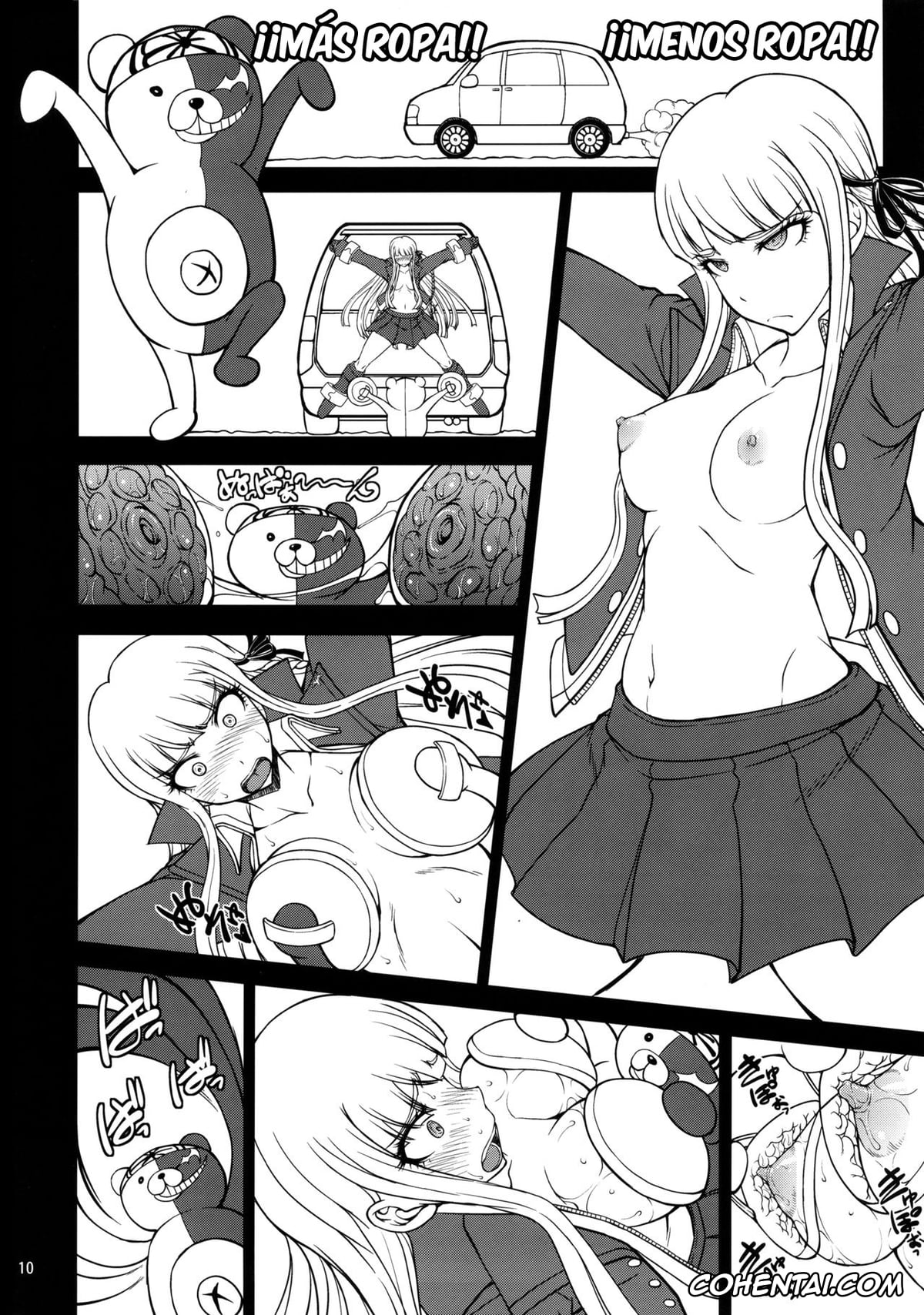 Danganronpa hentai, Aoi Asahina hentai, Chihiro Fujisaki hentai, Junko Enoshima hentai, Kyouko Kirigiri hentai, Sayaka Maizono hentai, Touko Fukawa hentai, Zettai Zetsubou Chou Zecchou Gakkyuu-kai + Paper (Danganronpa), pagina 9