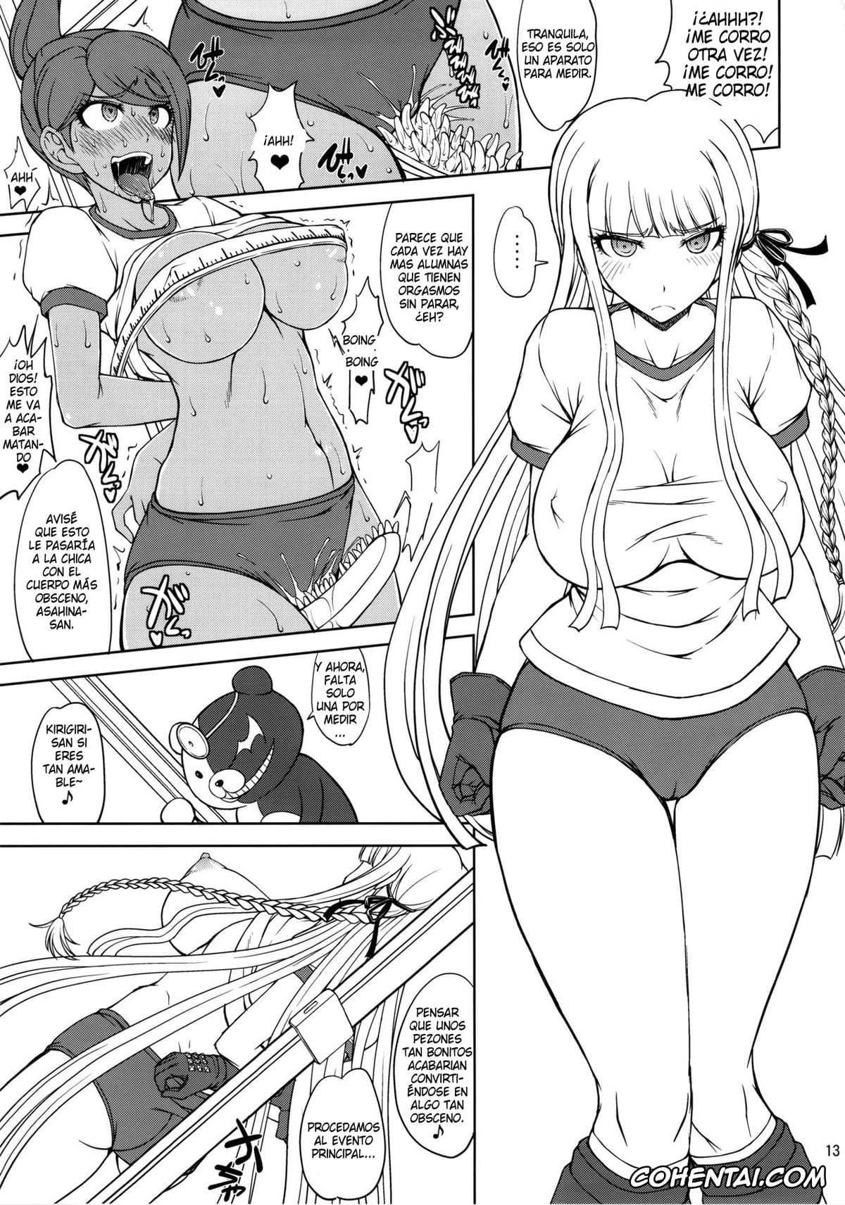 Danganronpa hentai, Aoi Asahina hentai, Chihiro Fujisaki hentai, Junko Enoshima hentai, Kyouko Kirigiri hentai, Sayaka Maizono hentai, Touko Fukawa hentai, Zettai Zetsubou Chou Zecchou Gakkyuu-kai + Paper (Danganronpa), pagina 12