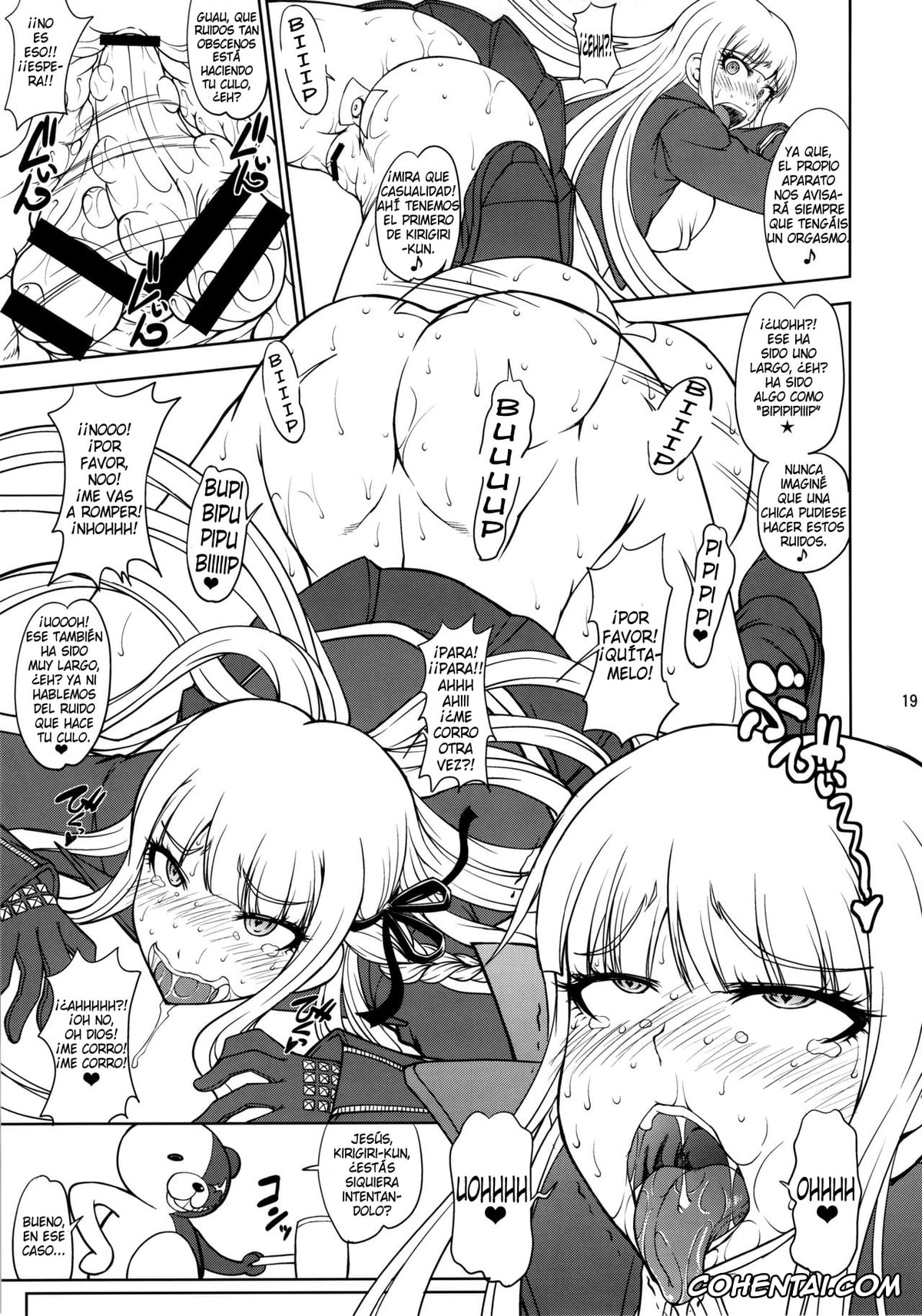 Danganronpa hentai, Aoi Asahina hentai, Chihiro Fujisaki hentai, Junko Enoshima hentai, Kyouko Kirigiri hentai, Sayaka Maizono hentai, Touko Fukawa hentai, Zettai Zetsubou Chou Zecchou Gakkyuu-kai + Paper (Danganronpa), pagina 18