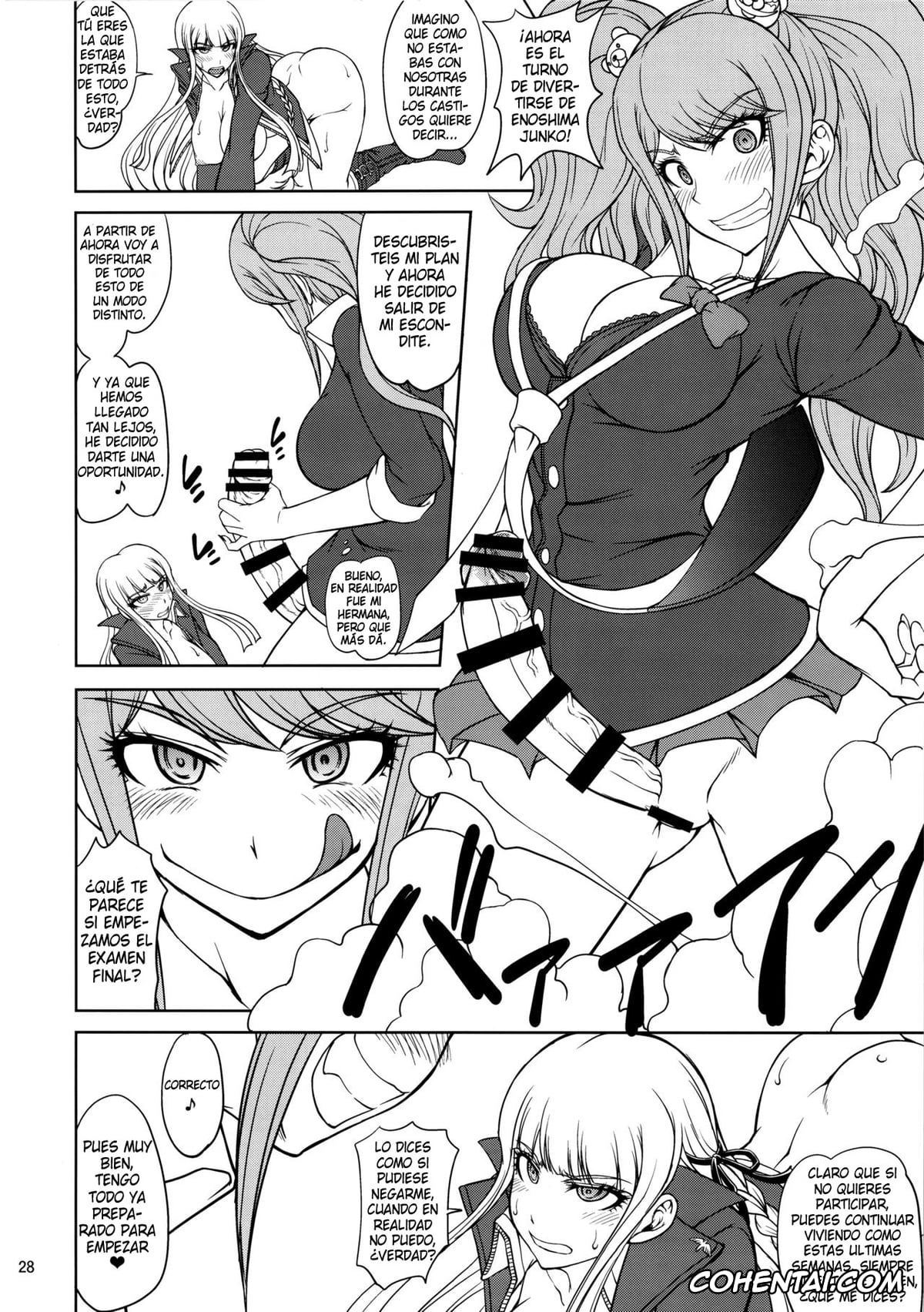 Danganronpa hentai, Aoi Asahina hentai, Chihiro Fujisaki hentai, Junko Enoshima hentai, Kyouko Kirigiri hentai, Sayaka Maizono hentai, Touko Fukawa hentai, Zettai Zetsubou Chou Zecchou Gakkyuu-kai + Paper (Danganronpa), pagina 27