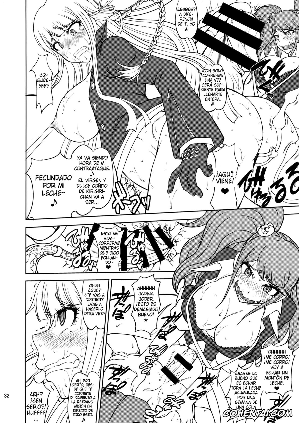Danganronpa xxx, Aoi Asahina xxx, Chihiro Fujisaki xxx, Junko Enoshima xxx, Kyouko Kirigiri xxx, Sayaka Maizono xxx, Touko Fukawa xxx, Zettai Zetsubou Chou Zecchou Gakkyuu-kai + Paper (Danganronpa), pagina 31