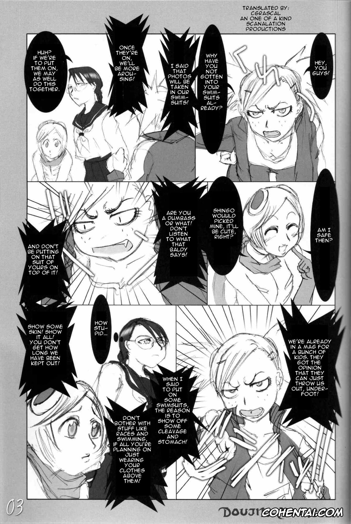 Bleach porno, Hiyori Sarugaki porno, Lisa Yadomaru porno, Mashiro Kuna porno, Orihime Inoue porno, Rangiku Matsumoto porno, Yoruichi Shihoin porno, H-Sen vol. 11 (BLEACH), pagina 2