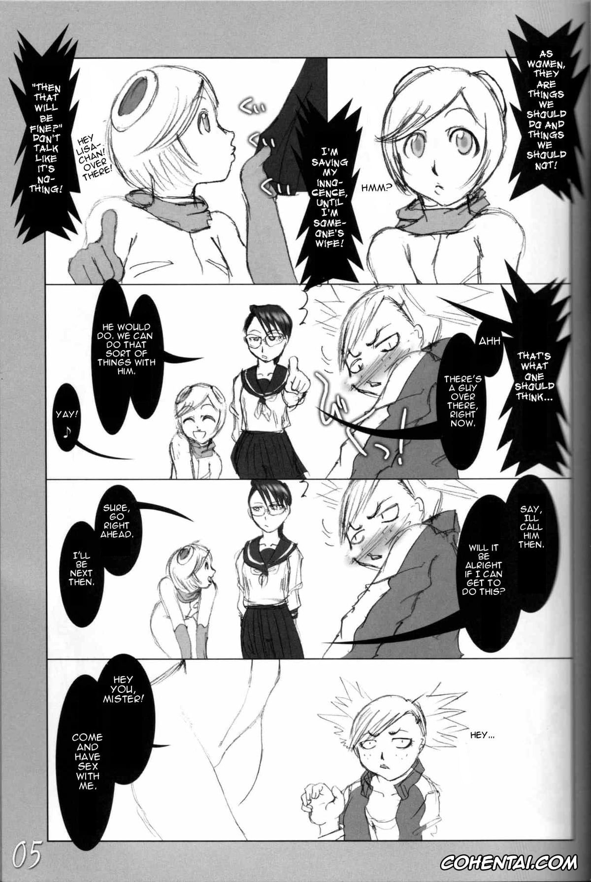 Bleach xxx, Hiyori Sarugaki xxx, Lisa Yadomaru xxx, Mashiro Kuna xxx, Orihime Inoue xxx, Rangiku Matsumoto xxx, Yoruichi Shihoin xxx, H-Sen vol. 11 (BLEACH), pagina 4