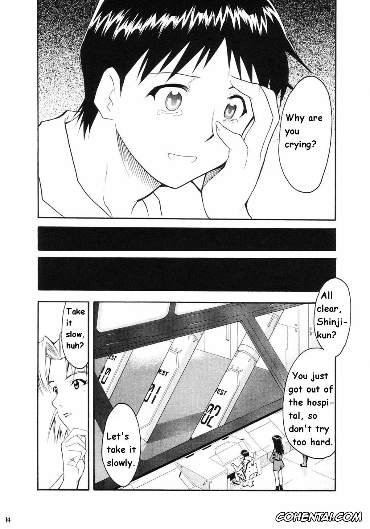Neon Genesis Evangelion xxx, Asuka Langley Soryu xxx, Misato Katsuragi xxx, Rei Ayanami xxx, Ritsuko Akagi xxx, Ryoji Kaji xxx, Shinji Ikari xxx, RE-TAKE (Neon Genesis Evangelion), pagina 10