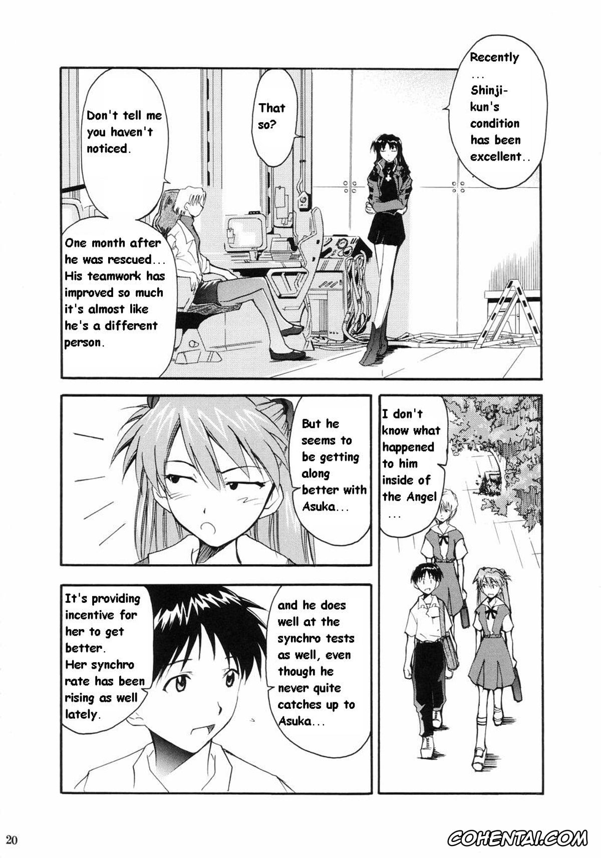 Neon Genesis Evangelion xxx, Asuka Langley Soryu xxx, Misato Katsuragi xxx, Rei Ayanami xxx, Ritsuko Akagi xxx, Ryoji Kaji xxx, Shinji Ikari xxx, RE-TAKE (Neon Genesis Evangelion), pagina 16
