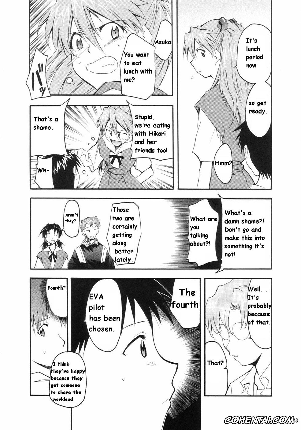 Neon Genesis Evangelion xxx, Asuka Langley Soryu xxx, Misato Katsuragi xxx, Rei Ayanami xxx, Ritsuko Akagi xxx, Ryoji Kaji xxx, Shinji Ikari xxx, RE-TAKE (Neon Genesis Evangelion), pagina 19