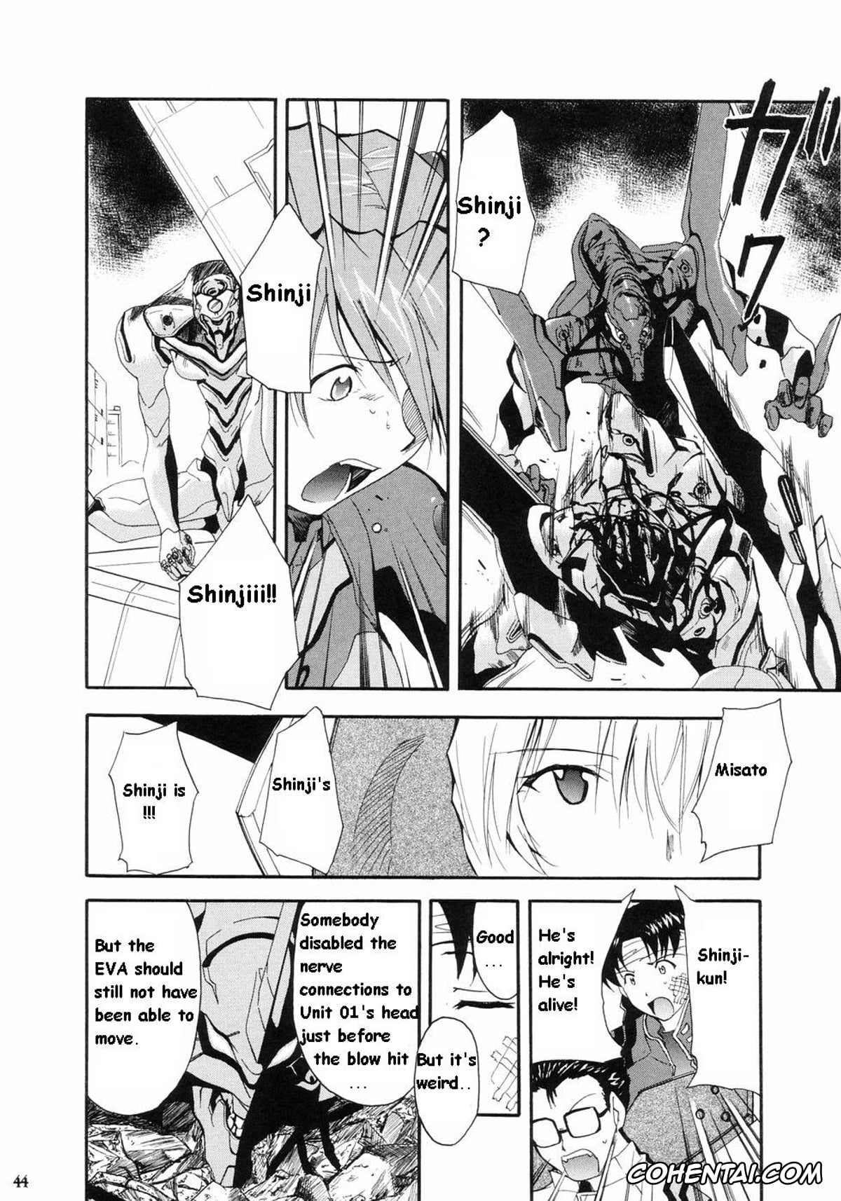 Neon Genesis Evangelion xxx, Asuka Langley Soryu xxx, Misato Katsuragi xxx, Rei Ayanami xxx, Ritsuko Akagi xxx, Ryoji Kaji xxx, Shinji Ikari xxx, RE-TAKE (Neon Genesis Evangelion), pagina 40