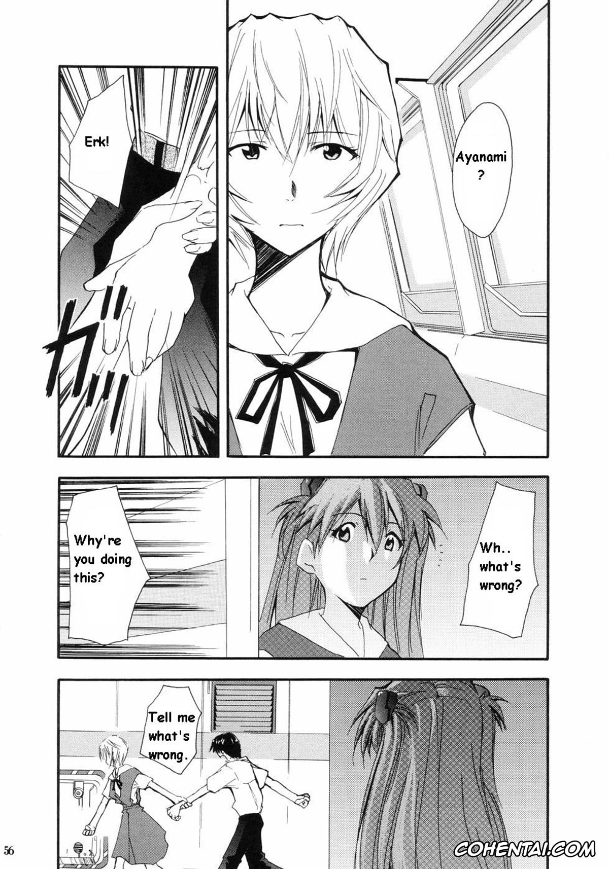 Neon Genesis Evangelion xxx, Asuka Langley Soryu xxx, Misato Katsuragi xxx, Rei Ayanami xxx, Ritsuko Akagi xxx, Ryoji Kaji xxx, Shinji Ikari xxx, RE-TAKE (Neon Genesis Evangelion), pagina 52