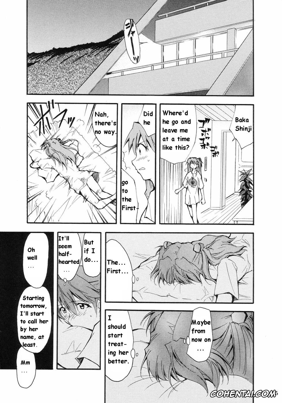 Neon Genesis Evangelion xxx, Asuka Langley Soryu xxx, Misato Katsuragi xxx, Rei Ayanami xxx, Ritsuko Akagi xxx, Ryoji Kaji xxx, Shinji Ikari xxx, RE-TAKE (Neon Genesis Evangelion), pagina 88