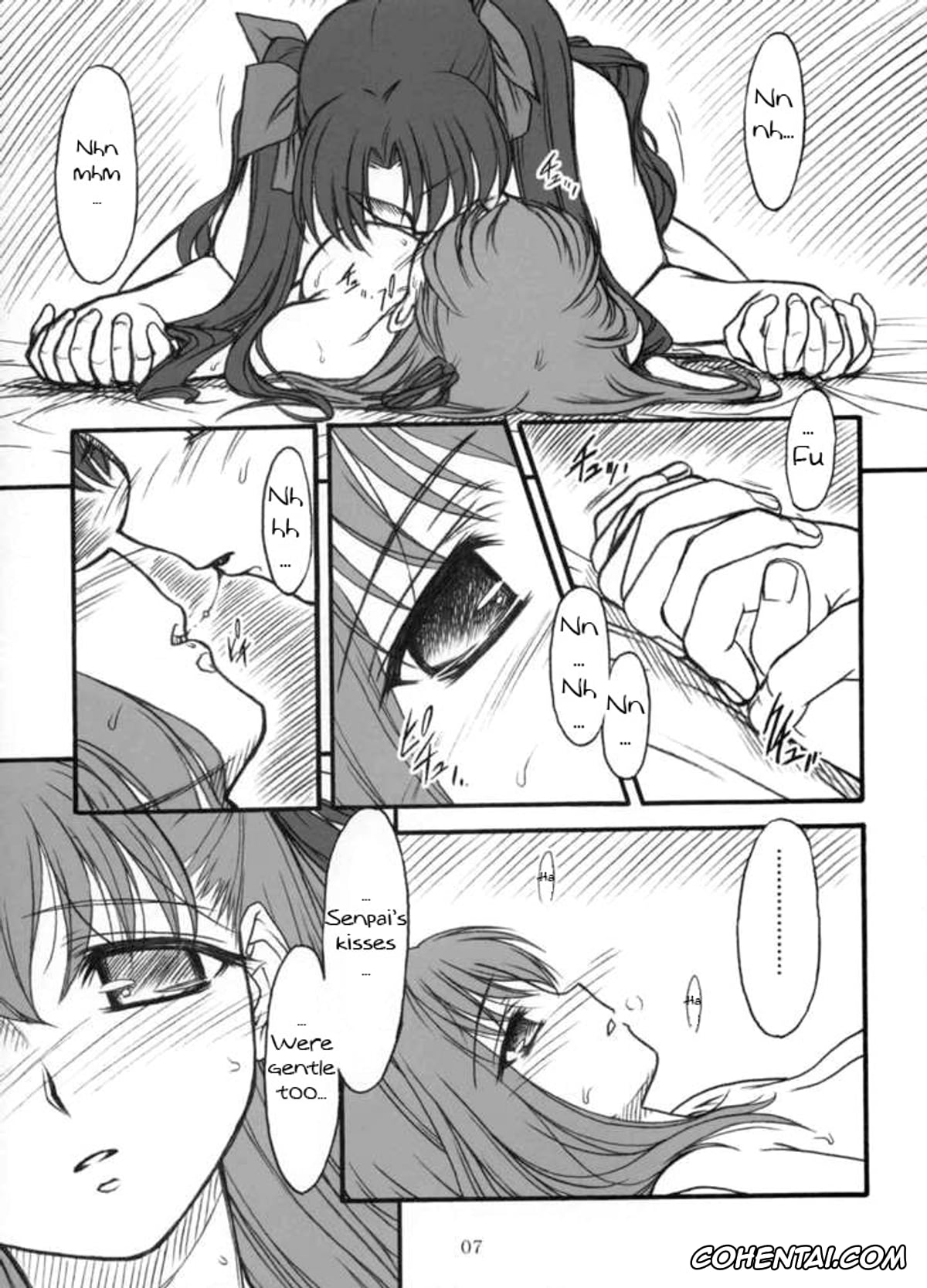 Fate/stay night hentai, Rin Tosaka hentai, Sakura Matou hentai, Winter’s Tale (Fate/stay night), pagina 6