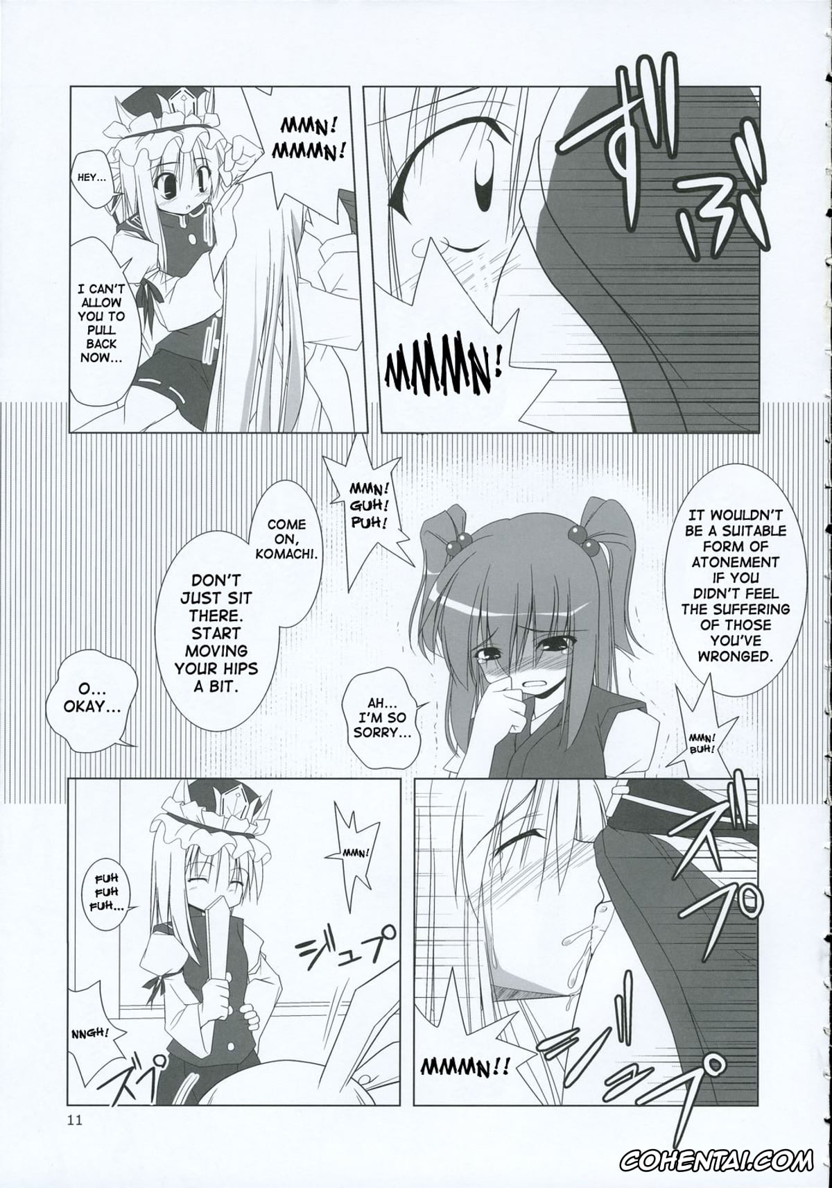 Touhou Project xxx, Keine Kamishirasawa xxx, Komachi Onozuka xxx, Reisen Udongein Inaba xxx, Inaba Box 2 (Touhou Project), pagina 10