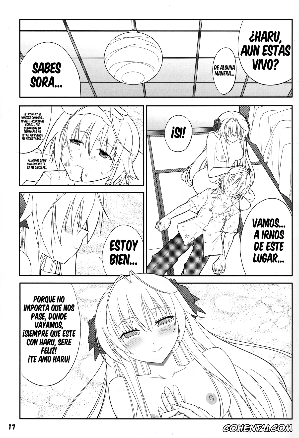 Yosuga No Sora porno, Haruka Kasugano porno, Sora Kasugano porno, Fureau Kizuguchi (Yosuga no Sora), pagina 17