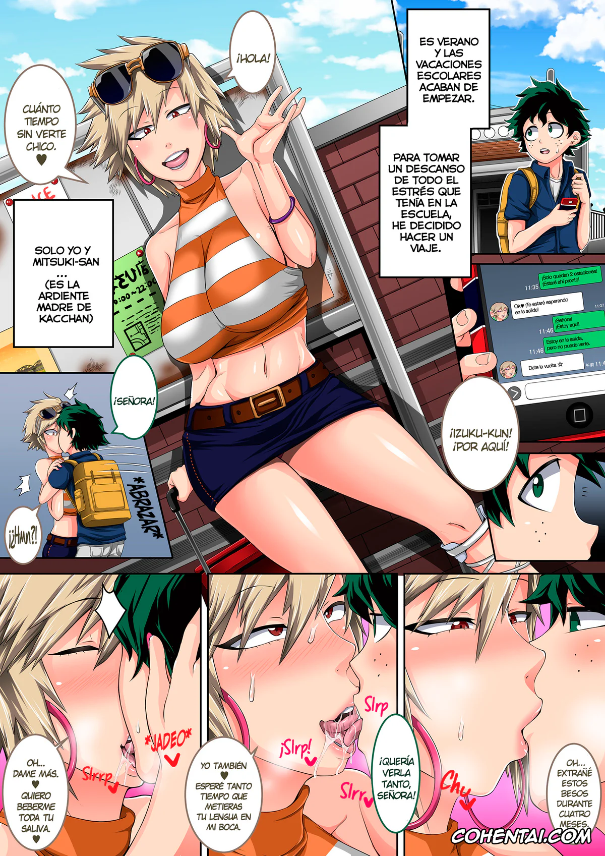 My Hero Academia | Boku No Hero Academia hentai, Izuku Midoriya hentai, Mitsuki Bakugou hentai, Boku no Harem Academia: Bakugou Mama to no Natsuyasumi «Zenpen» (Boku no Hero Academia), pagina 3