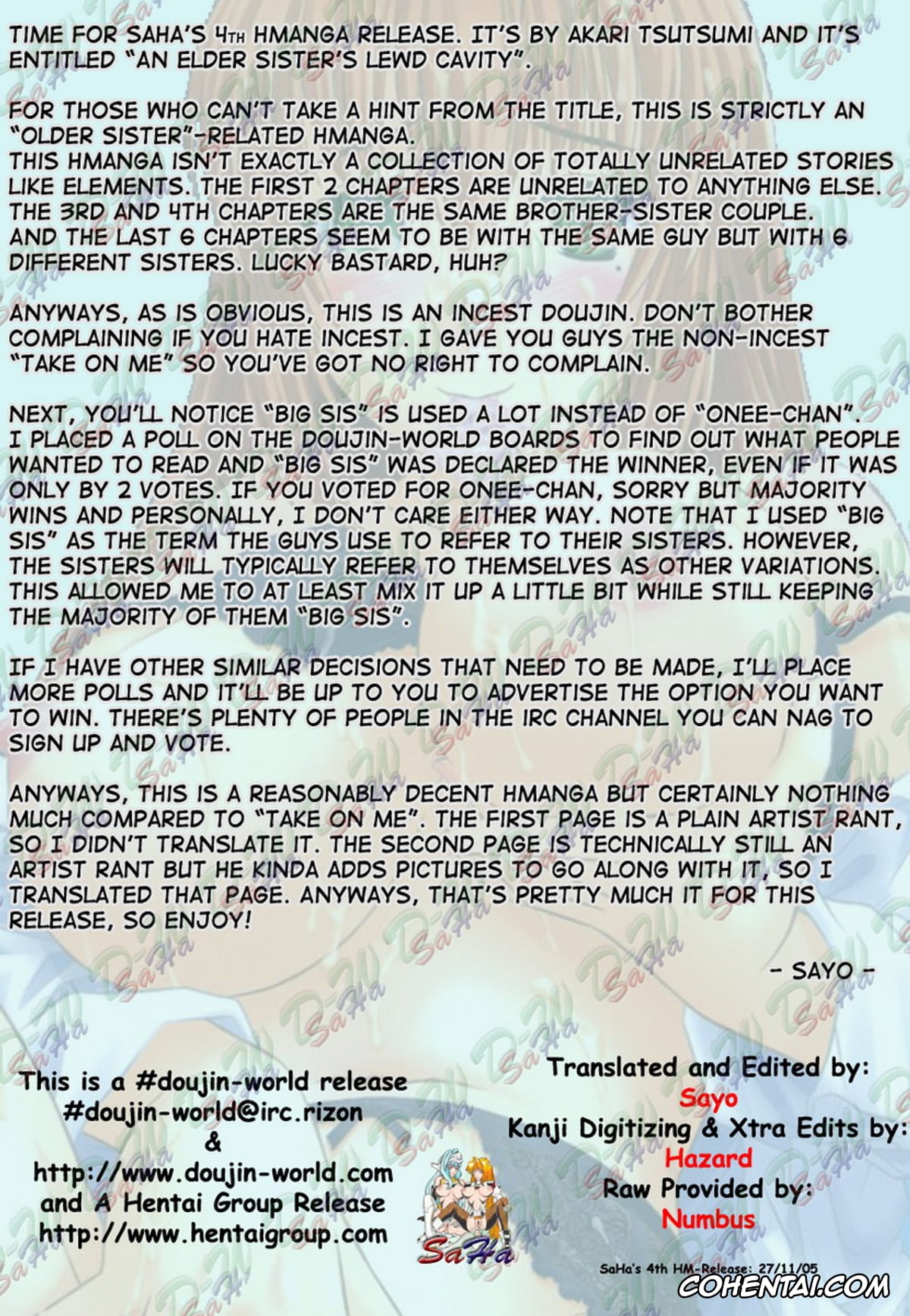 Manga porno, Tankoubon porno, Ane no Ana – An elder sister’s lewd cavity, pagina 2